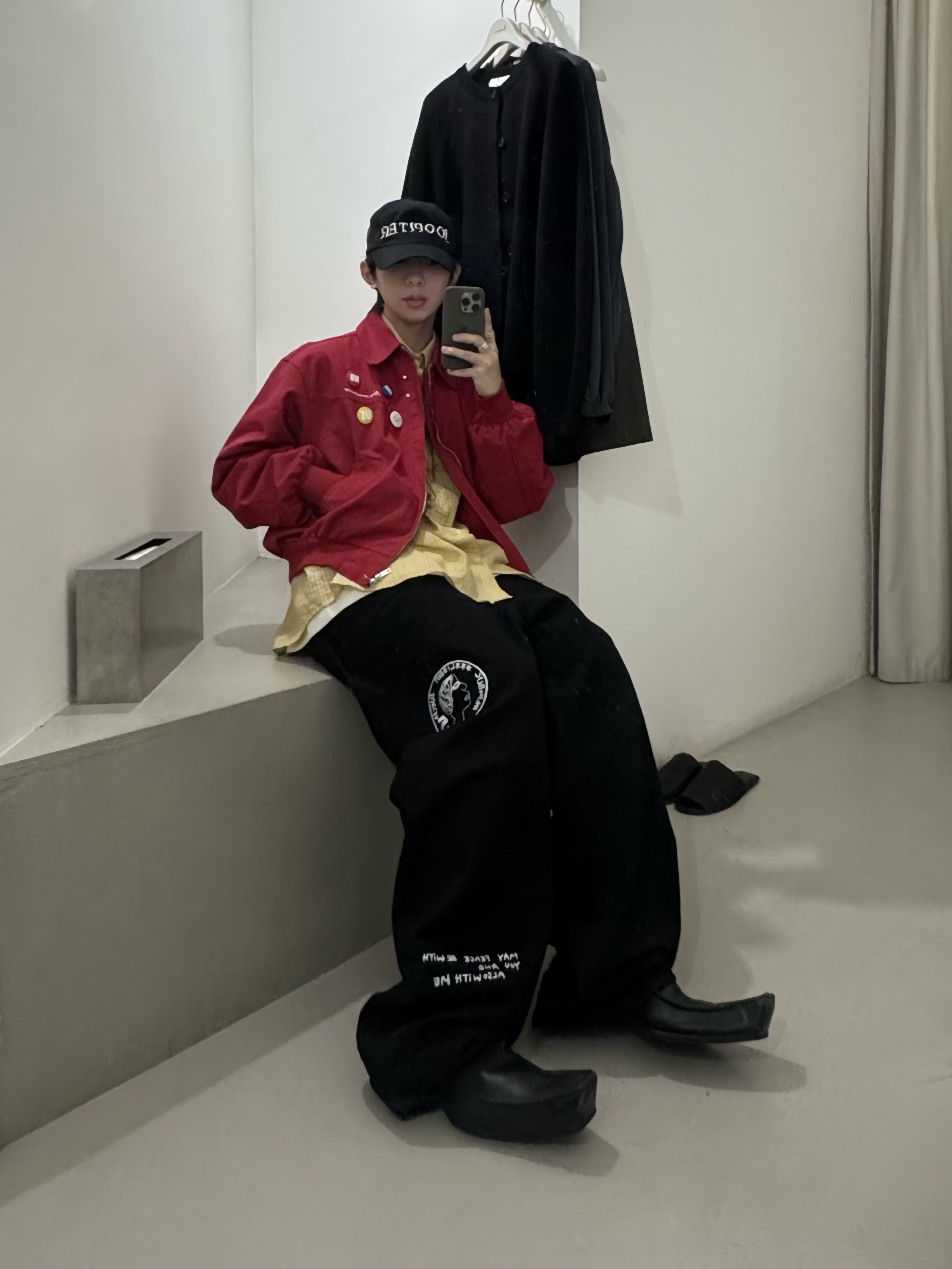 Post Archive Faction (Paf) x Joopiter Baseball Cap Black, Gentle Monster x Maison Margiela MM213 Black Clear 착용 스타일 - 3