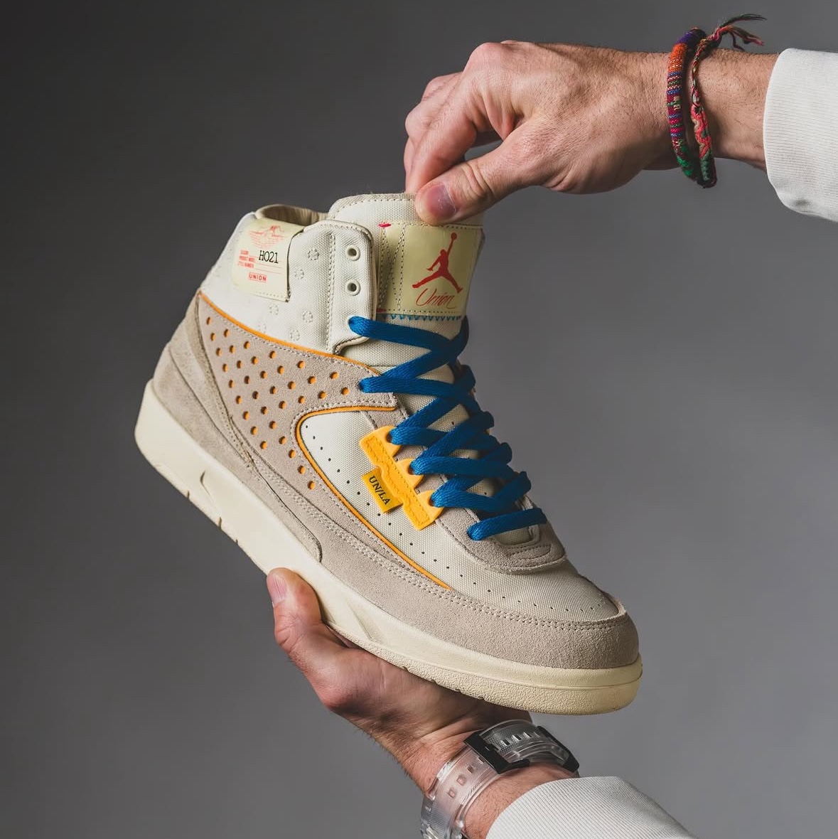 Jordan 2 x Union Retro SP Rattan 착용 스타일 - 2