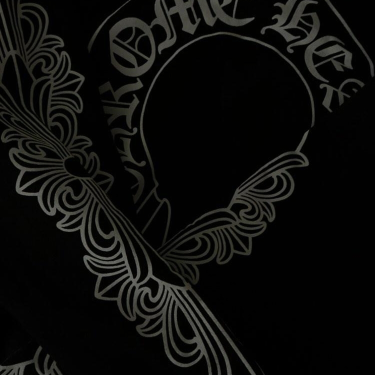 Chrome Hearts Horseshoe Floral Hoodie Black 착용 스타일