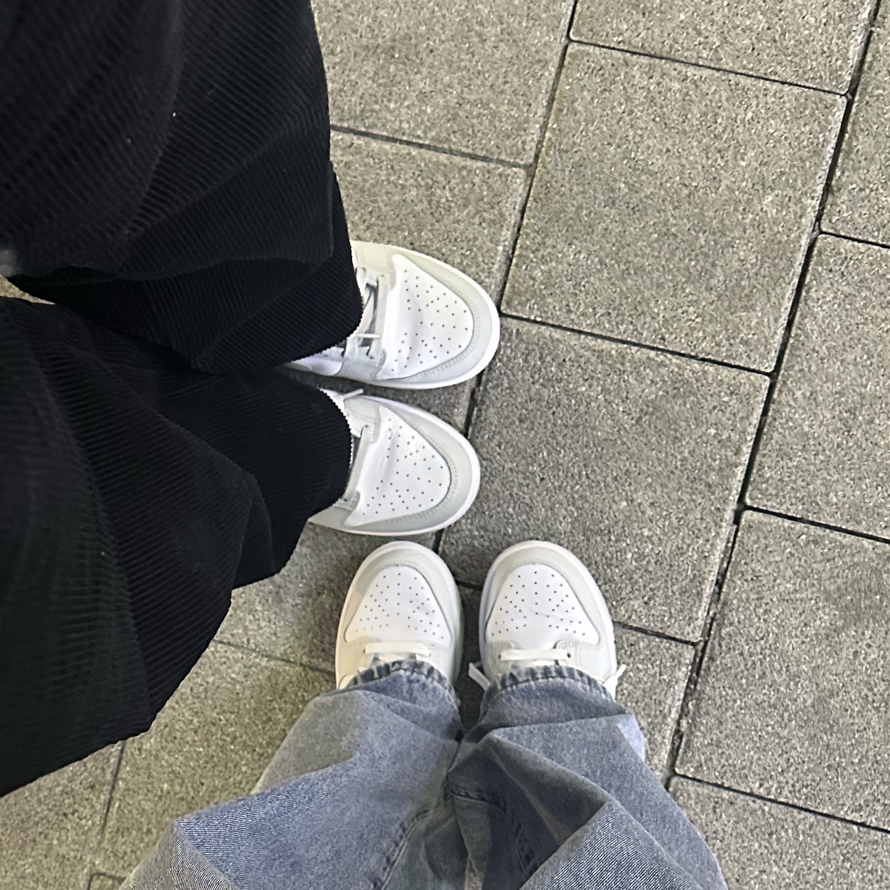 (W) Nike Dunk Low Photon Dust, Nike Dunk Low Retro Grey Fog 착용 스타일