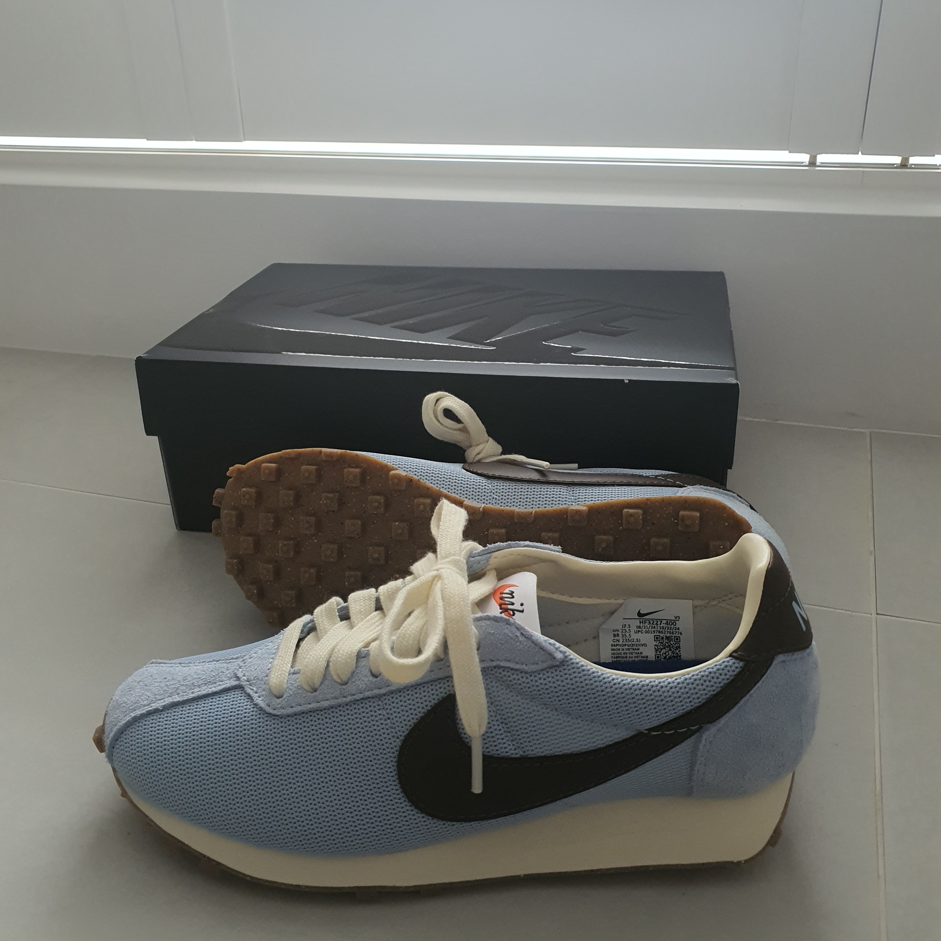 (W) Nike LD-1000 Light Armory Blue Coconut Milk 착용 스타일 - 5