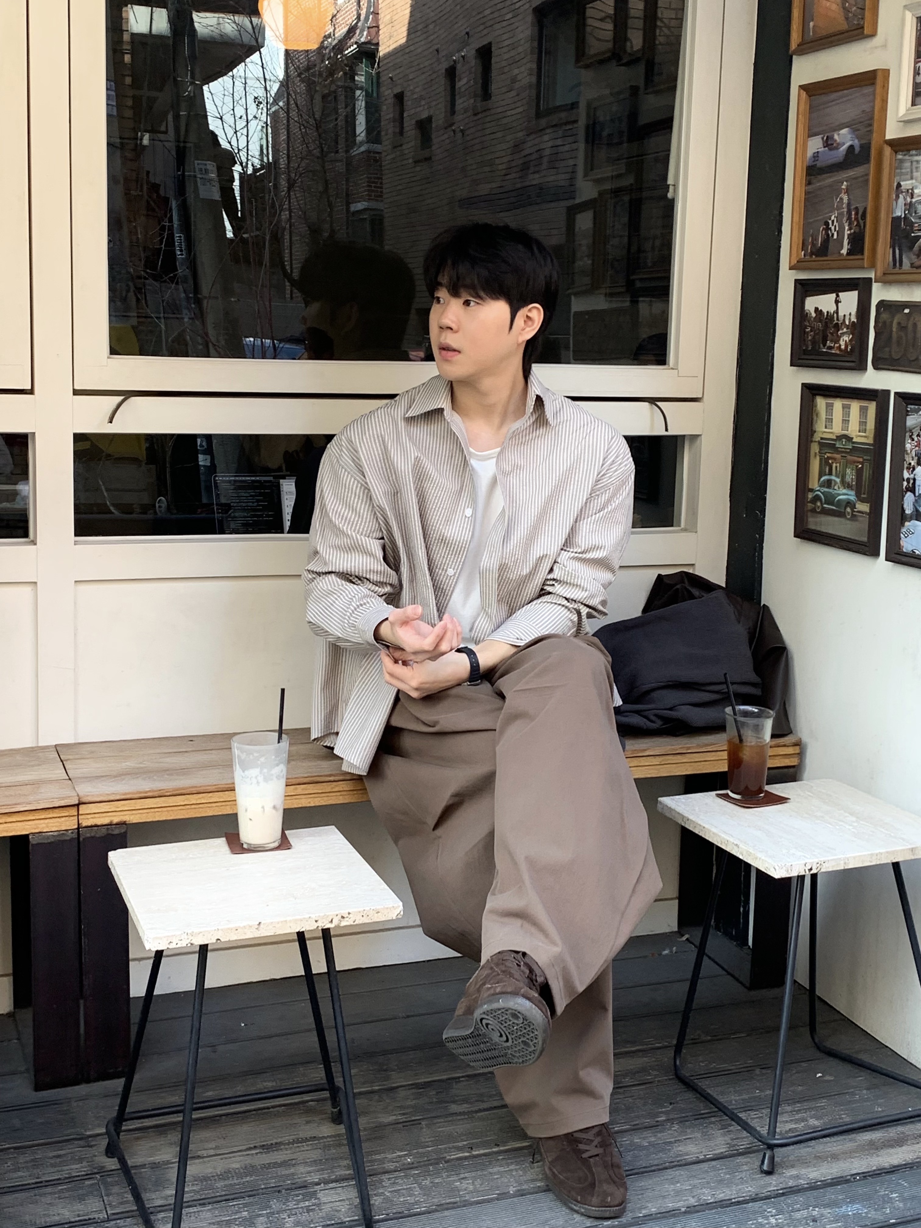 Pemont Dress Dark brown 착용 스타일 - 2