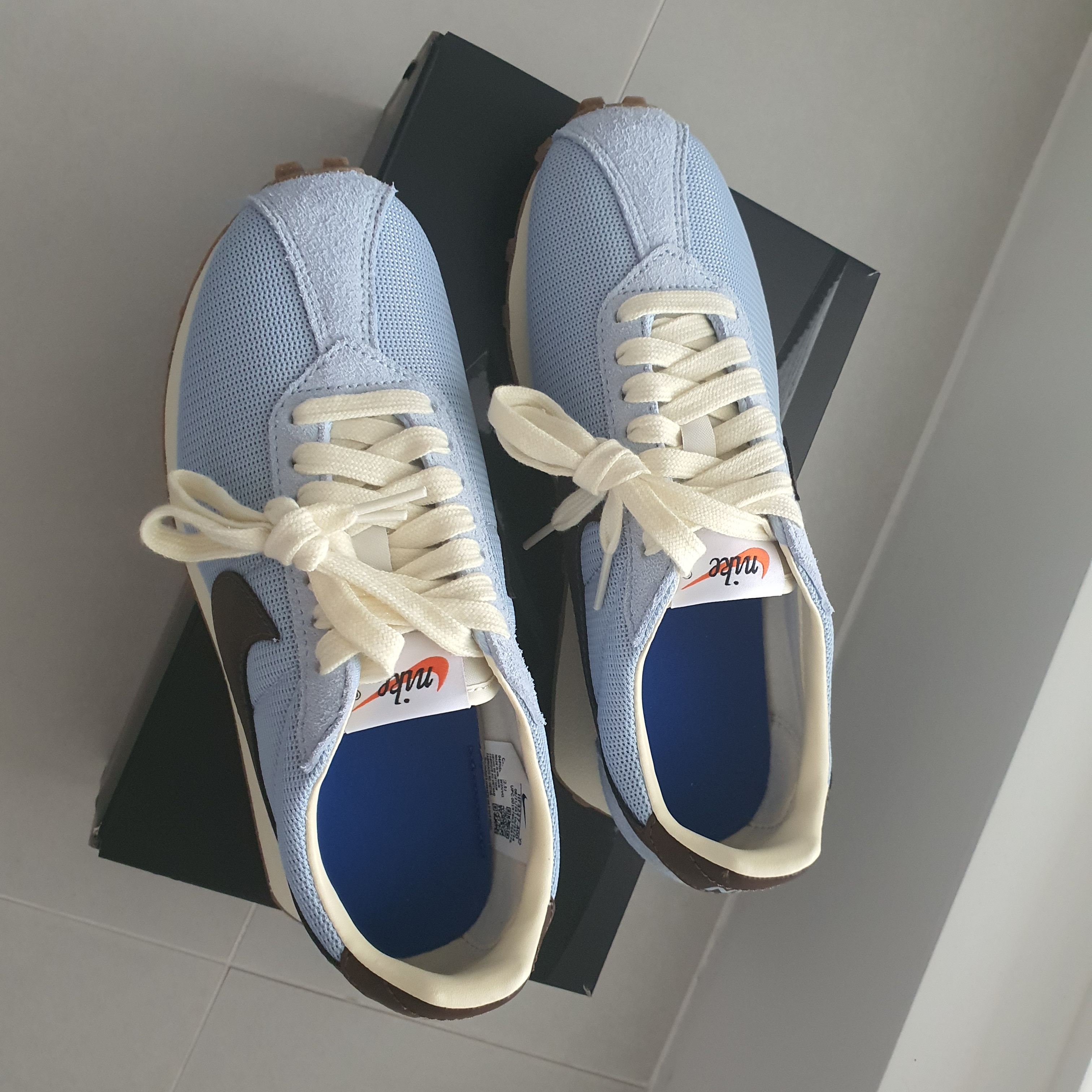 (W) Nike LD-1000 Light Armory Blue Coconut Milk 착용 스타일 - 4