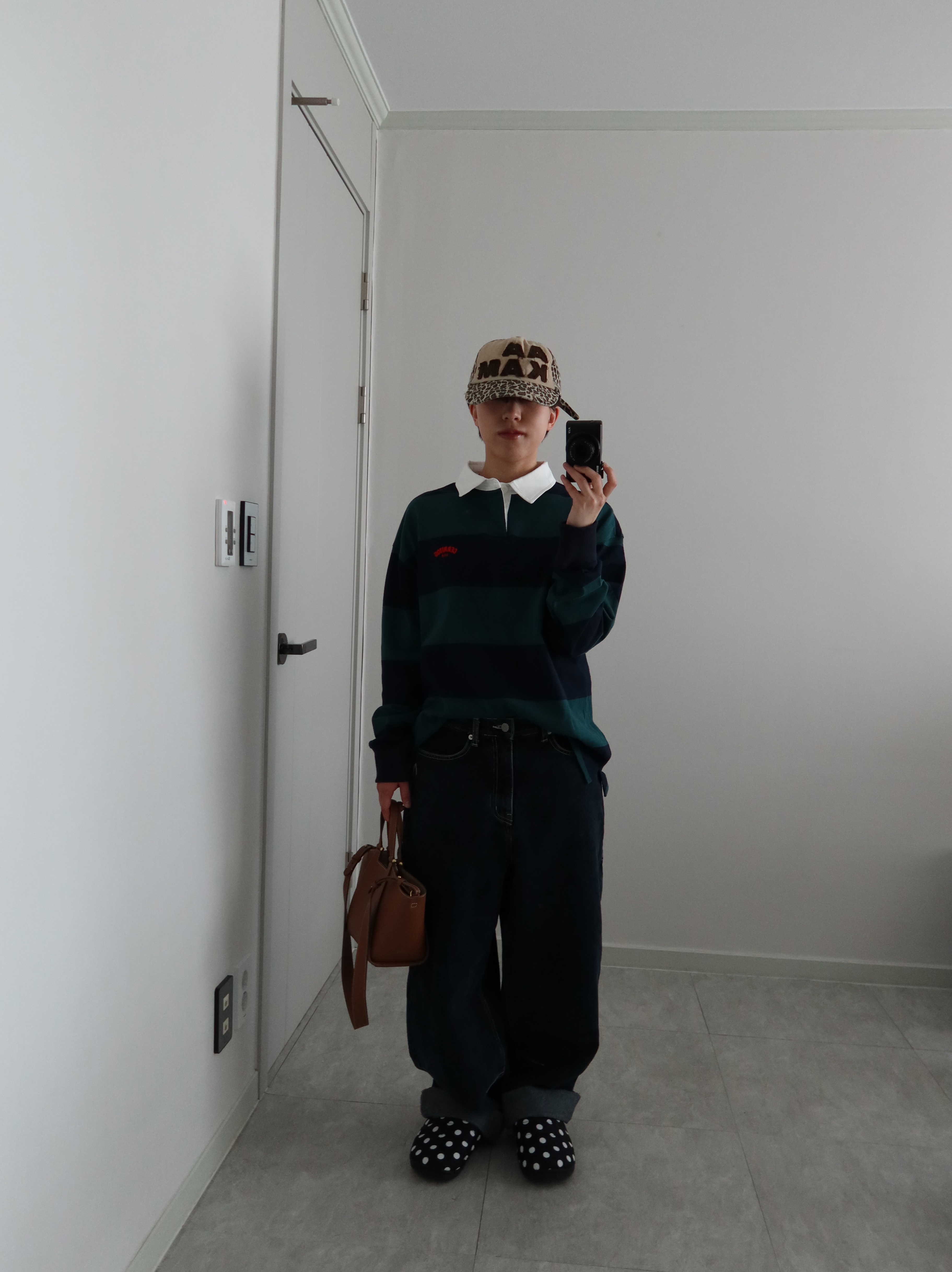 스부 퍼머넌트 F-라인 닷 착용 스타일