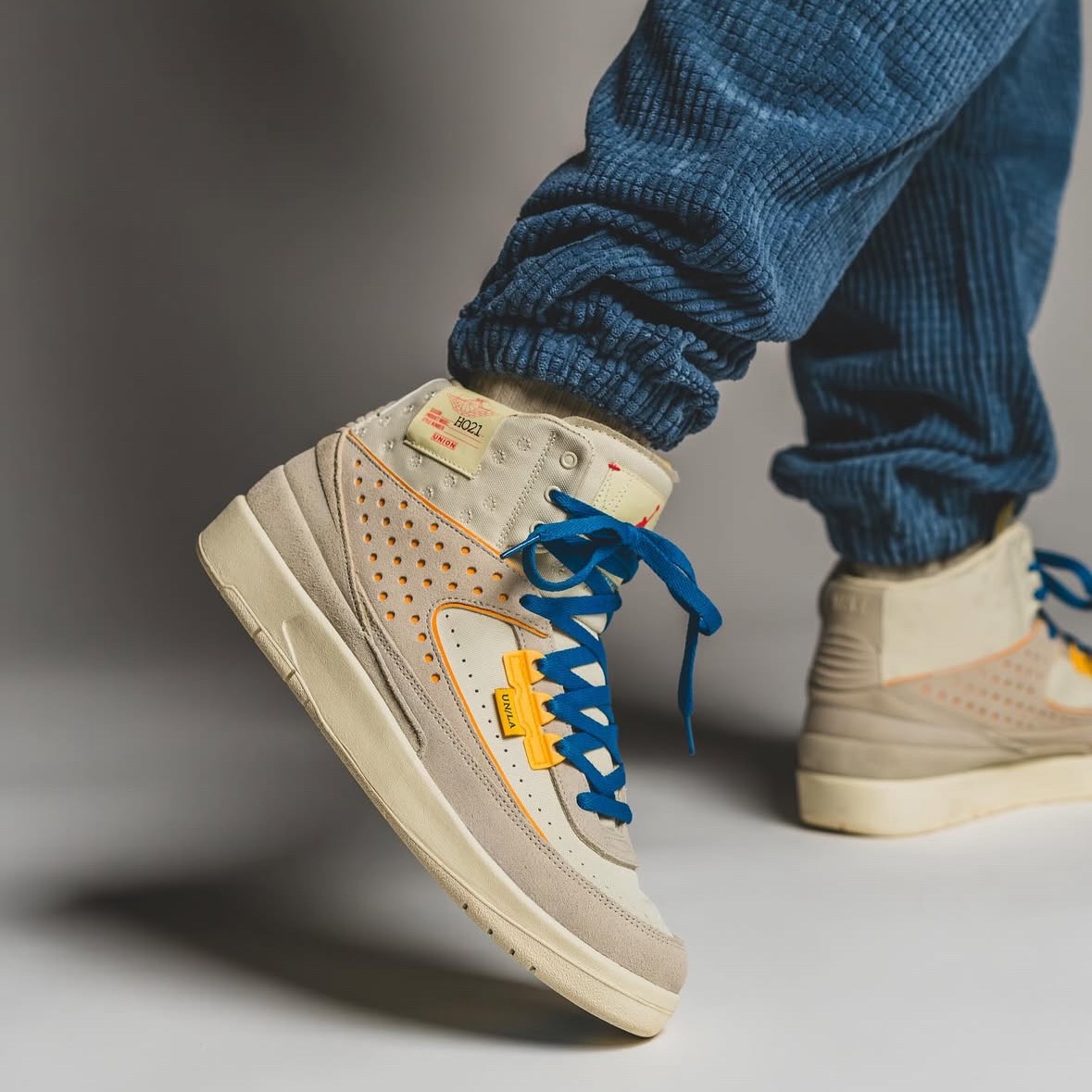 Jordan 2 x Union Retro SP Rattan 착용 스타일 - 1