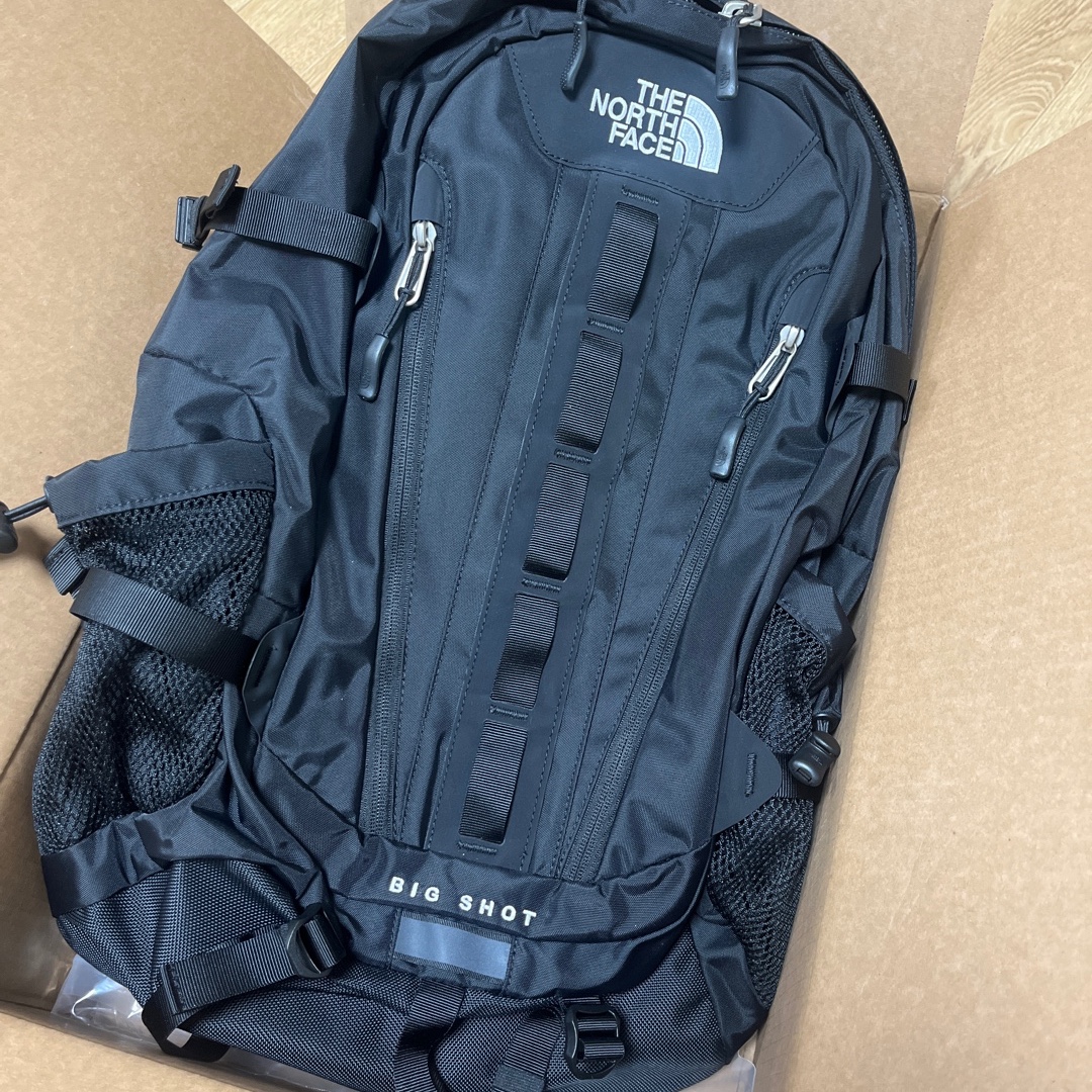 The North Face Big Shot Black 착용 스타일