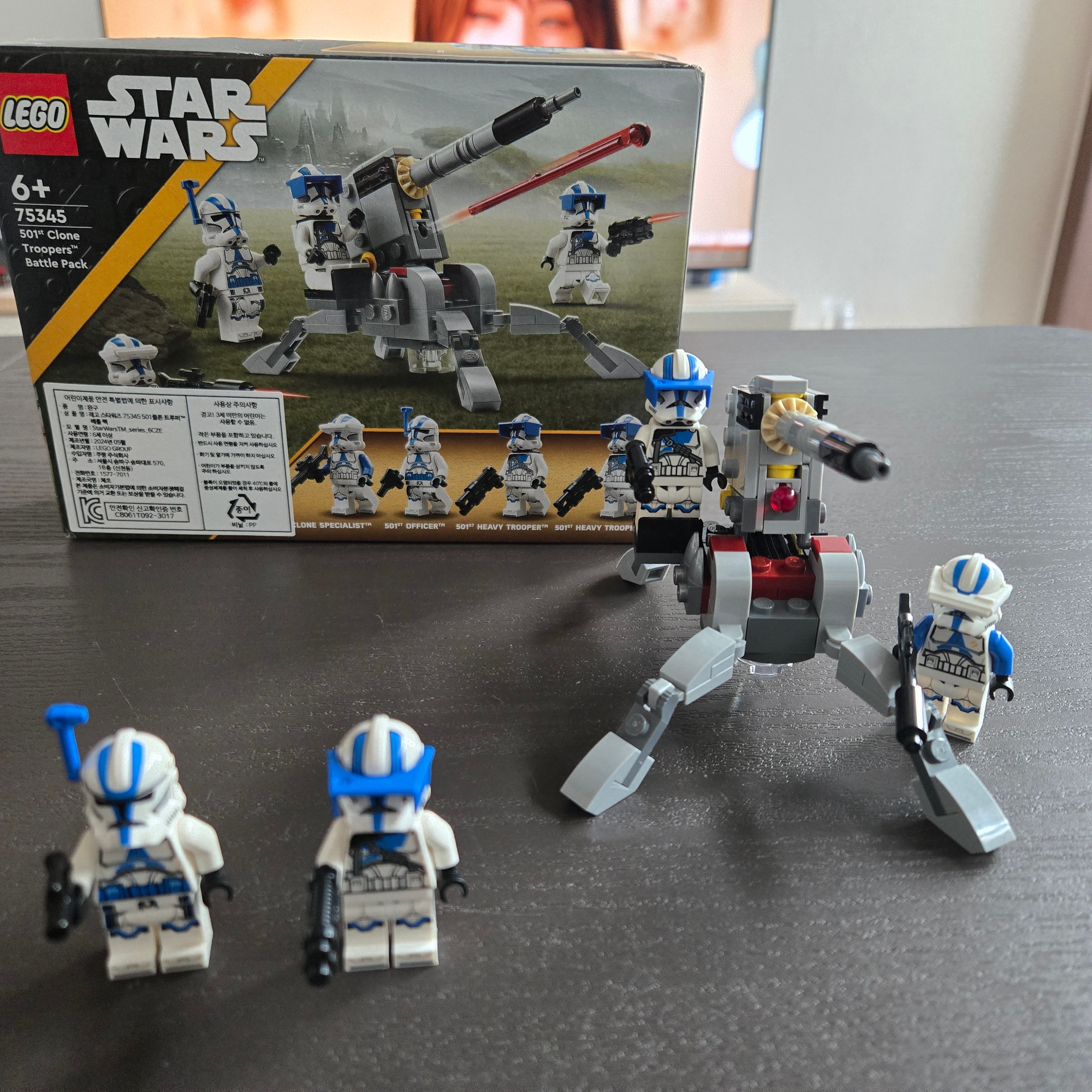 Lego Star Wars 501st Clone Troopers Battle Pack 착용 스타일 - 1
