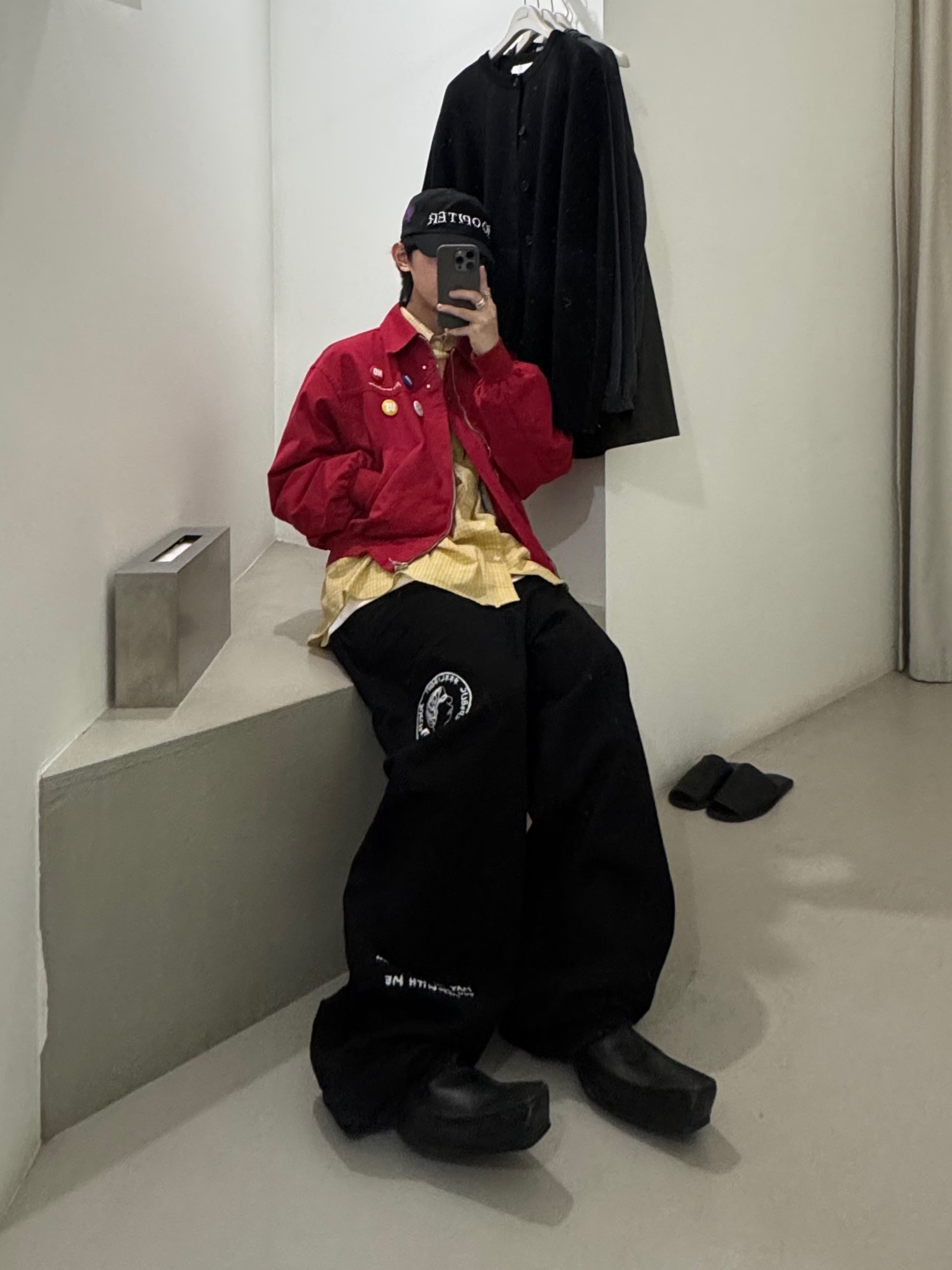 Post Archive Faction (Paf) x Joopiter Baseball Cap Black, Gentle Monster x Maison Margiela MM213 Black Clear 착용 스타일 - 4