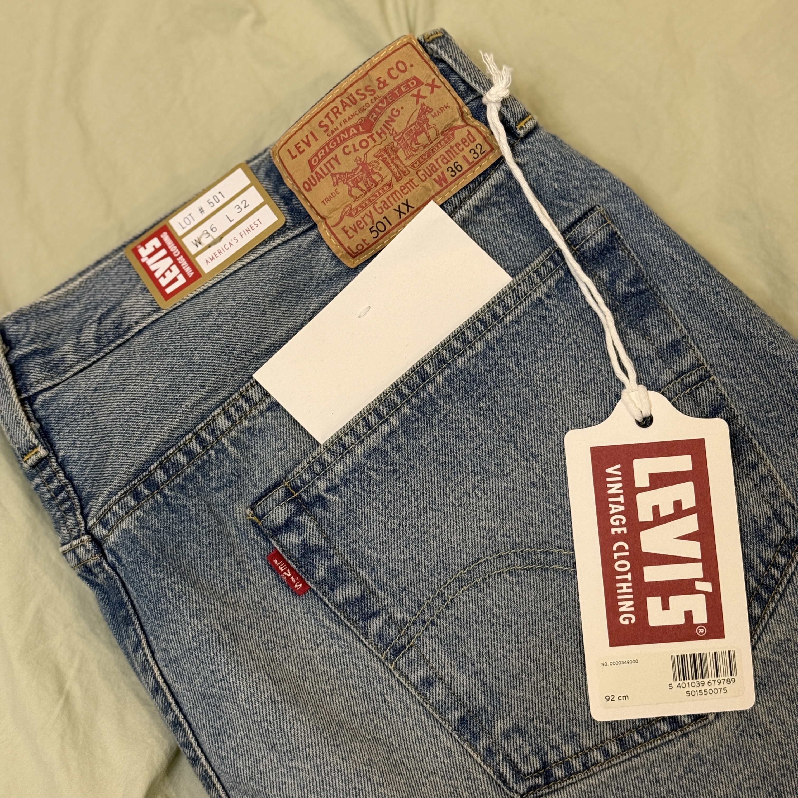 Levi's LVC 1955 Japan 501 Jean Blackjack Blue 착용 스타일 - 1