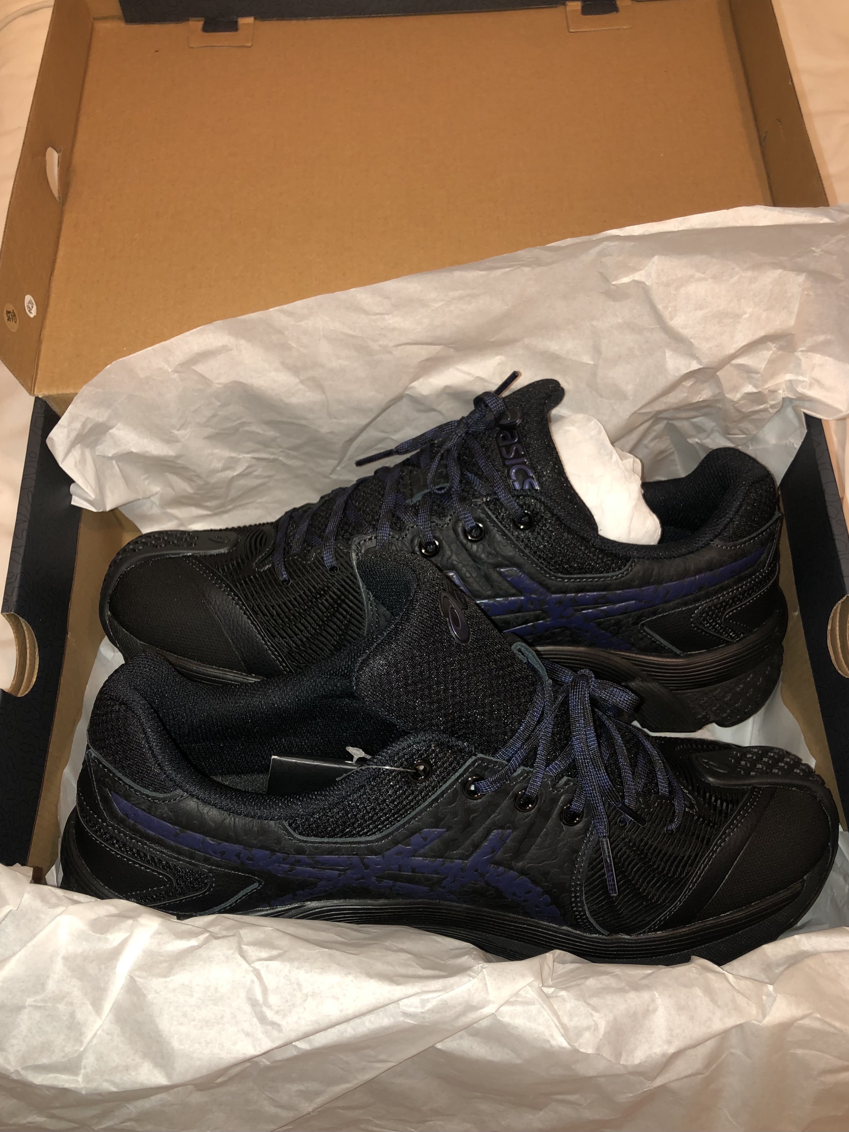 Asics x Kiko Kostadinov Gel-Kiril 3 Black Deep Blue 착용 스타일