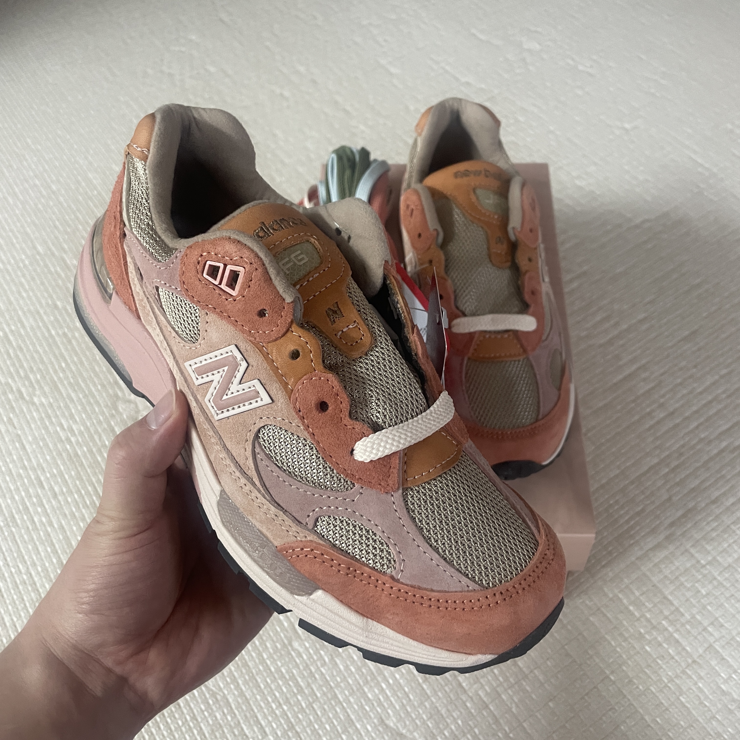 New Balance x Joe Freshgoods 992 Made in USA Aged Well 착용 스타일