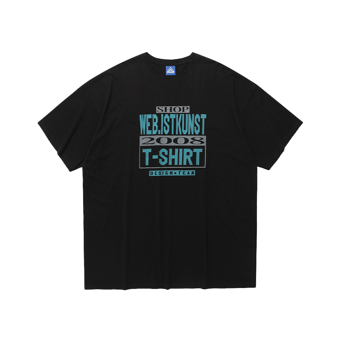 이스트쿤스트 샵 박시 티셔츠 블랙(ISTKUNST Shop Boxy Tee Black) - 1