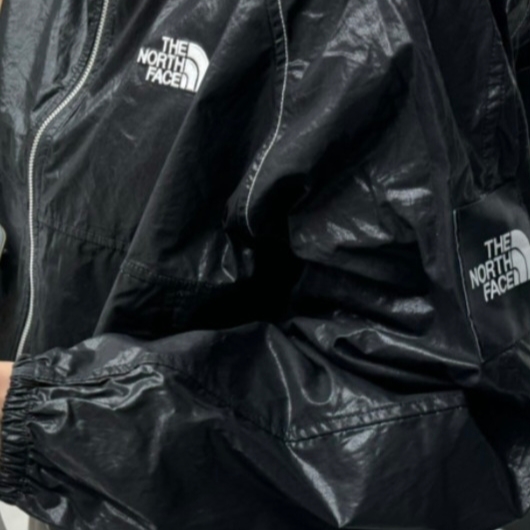 (W) The North Face White Label Novelty Olema Jacket Black 착용 스타일