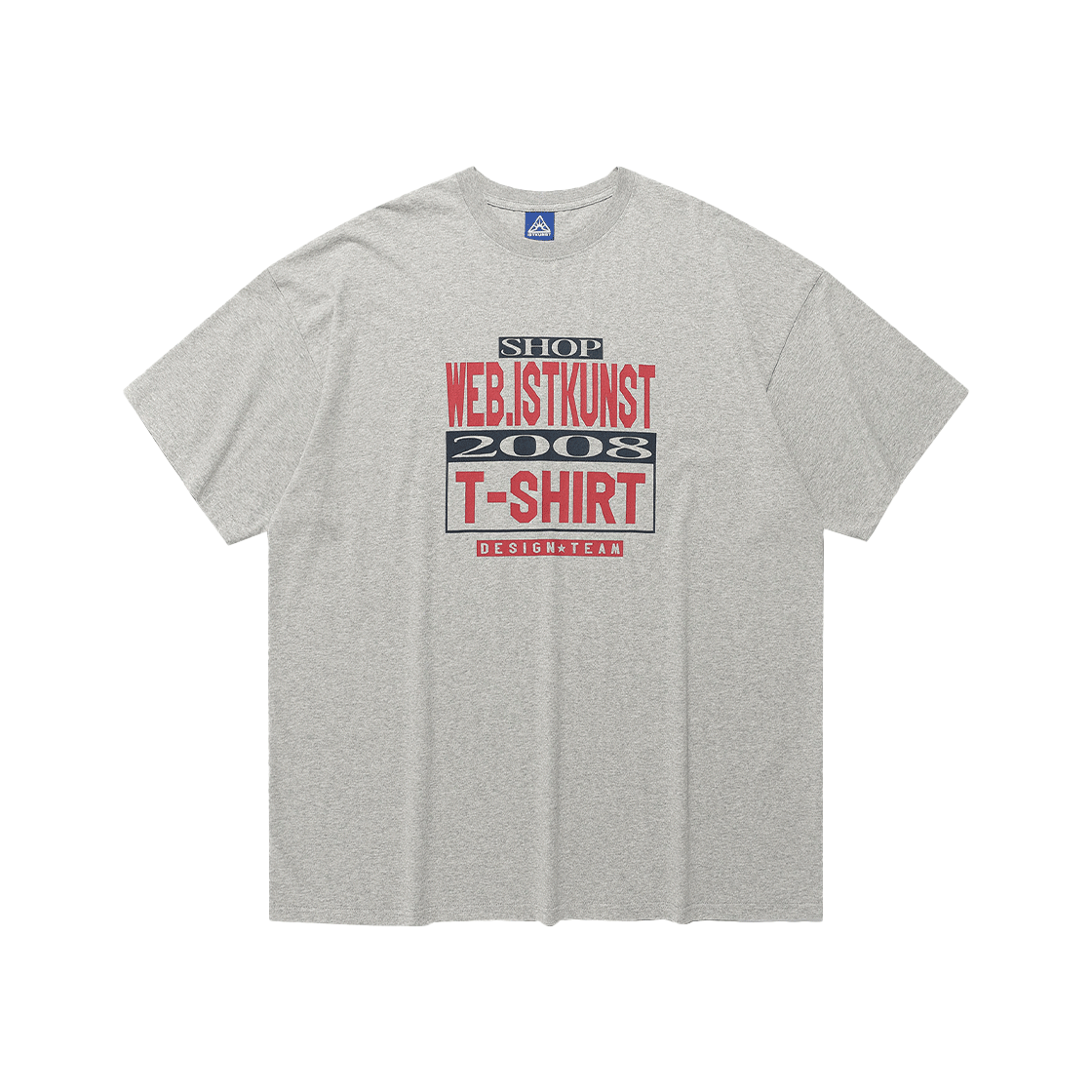 이스트쿤스트 샵 박시 티셔츠 그레이(ISTKUNST Shop Boxy Tee Grey) - 2