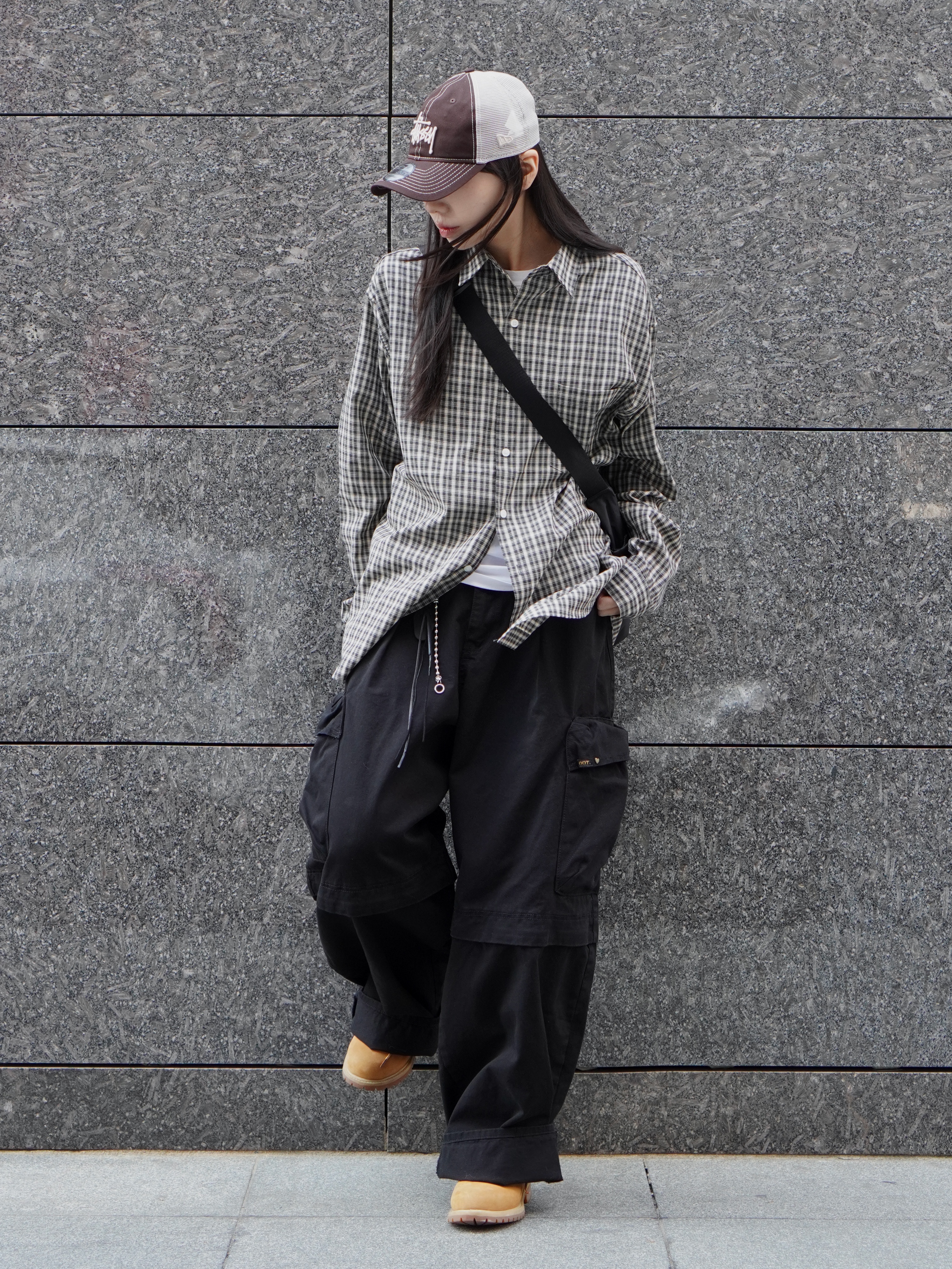 Stussy New Era 9twenty Basic Trucker Brown, Timberland Premium 6 inch Waterproof Boot Wheat Nubuck - Wide 착용 스타일 - 3