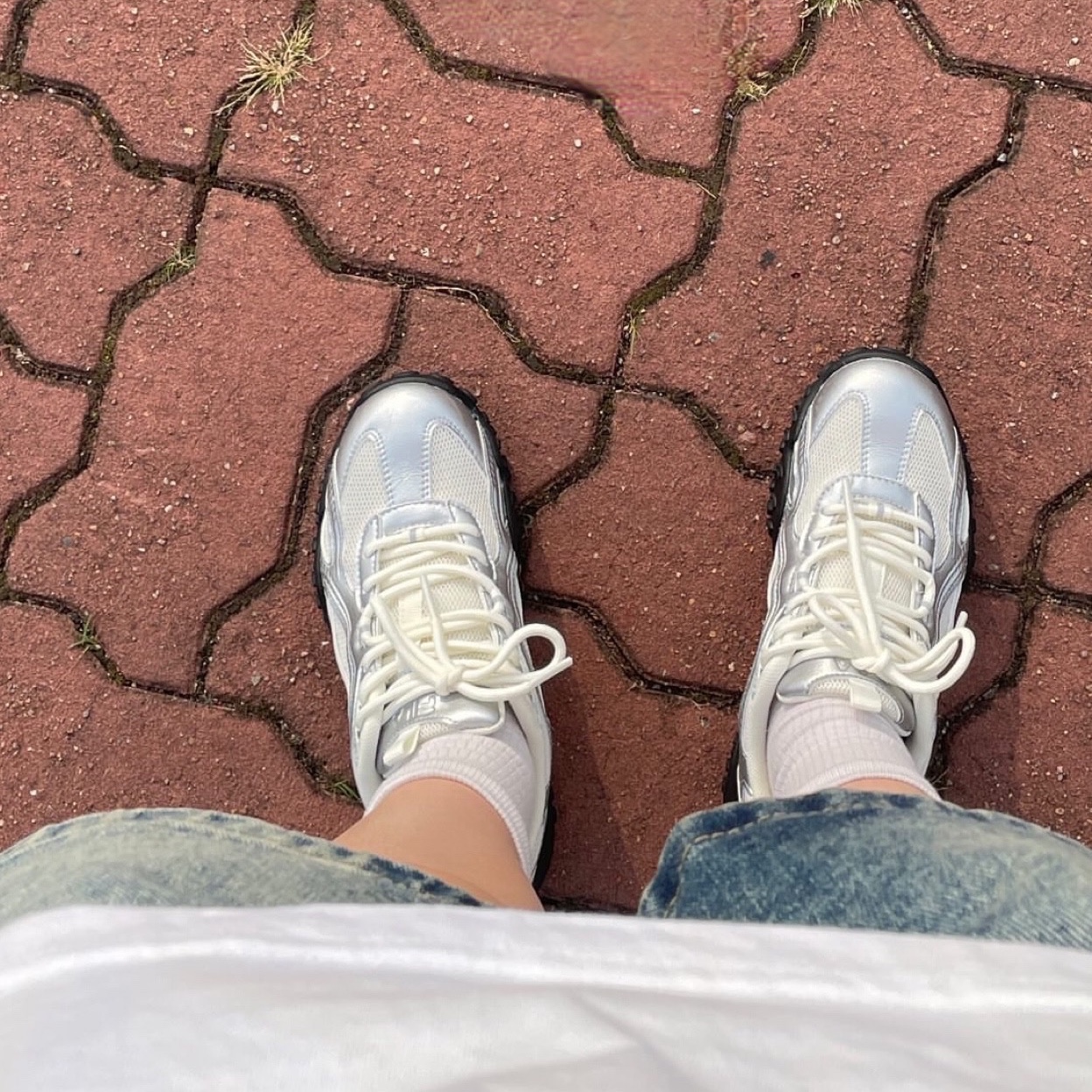 Fila Echappe MS Silver Moon 착용 스타일