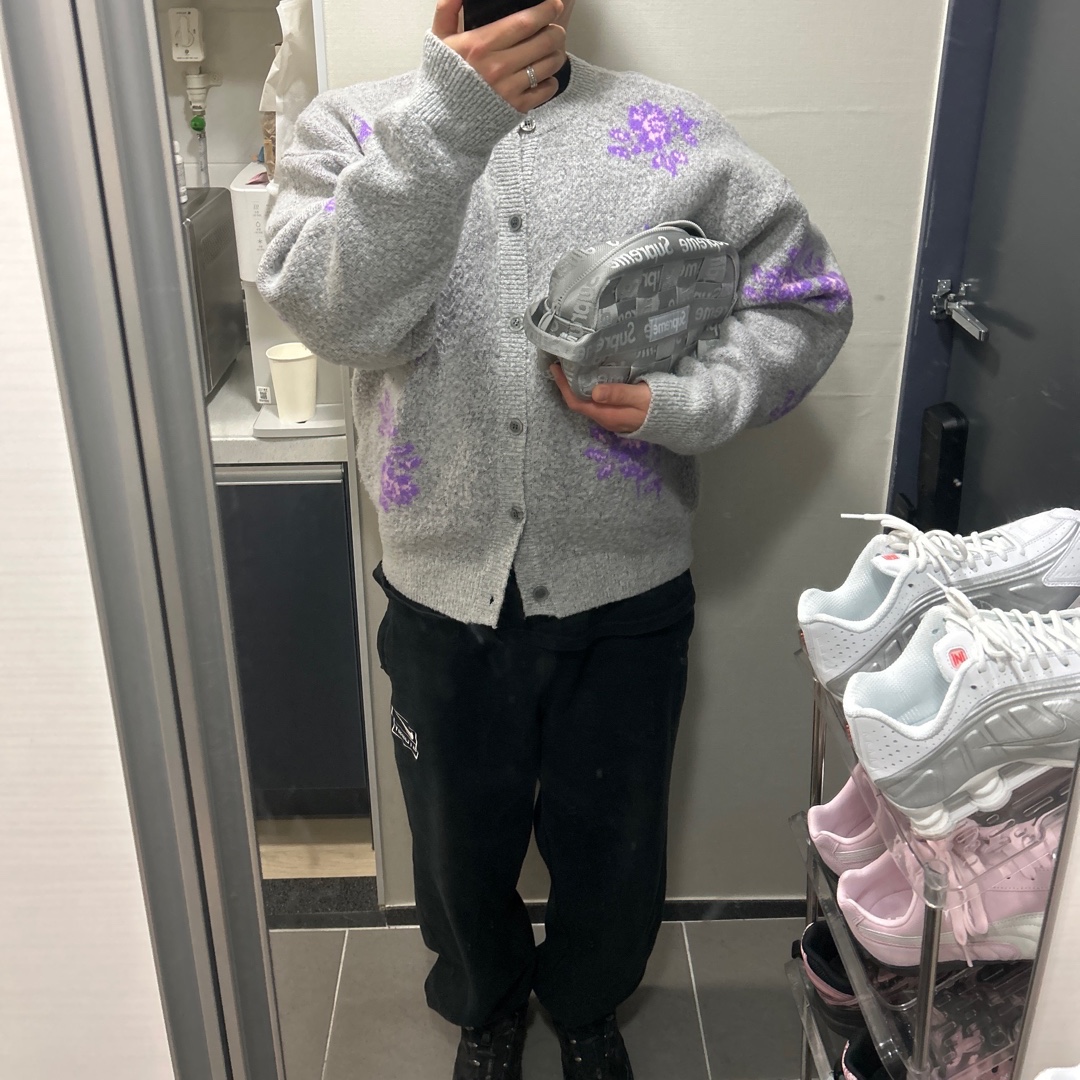 Supreme Woven Utility Bag Grey - 24SS 착용 스타일