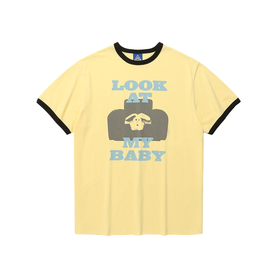 이스트쿤스트 마이 베이비 베이직 링거 티셔츠 옐로우(ISTKUNST My Baby Basic Ringer Tee Yellow) - 2