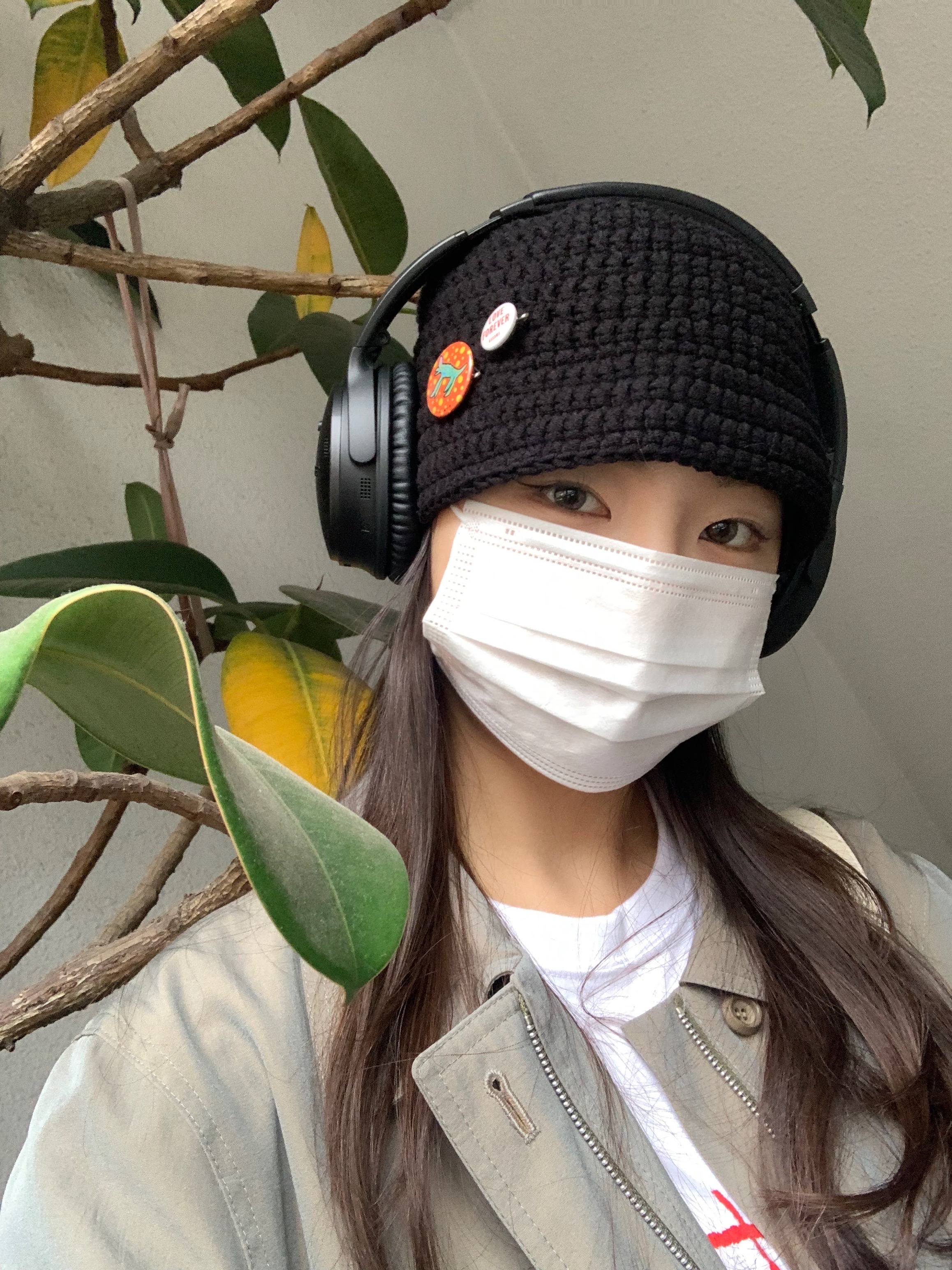 BOSE QC35 II Black (Korean Ver.) 착용 스타일