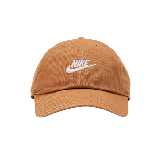 Nike Club Unstructured Futura Washed Cap Flax White