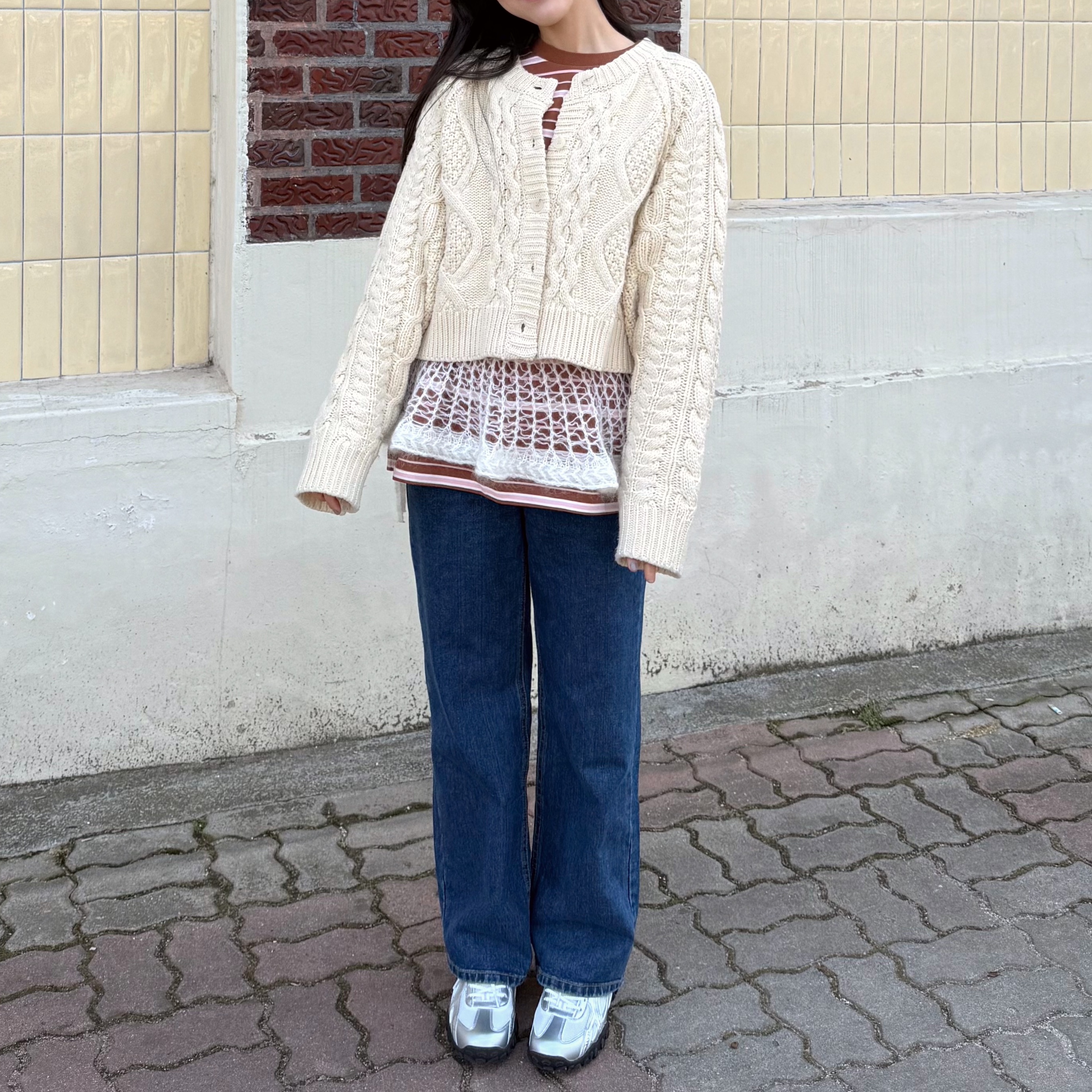 [6% 적립] FILA Echappe Ms Silvermoon 착용 스타일 - 10
