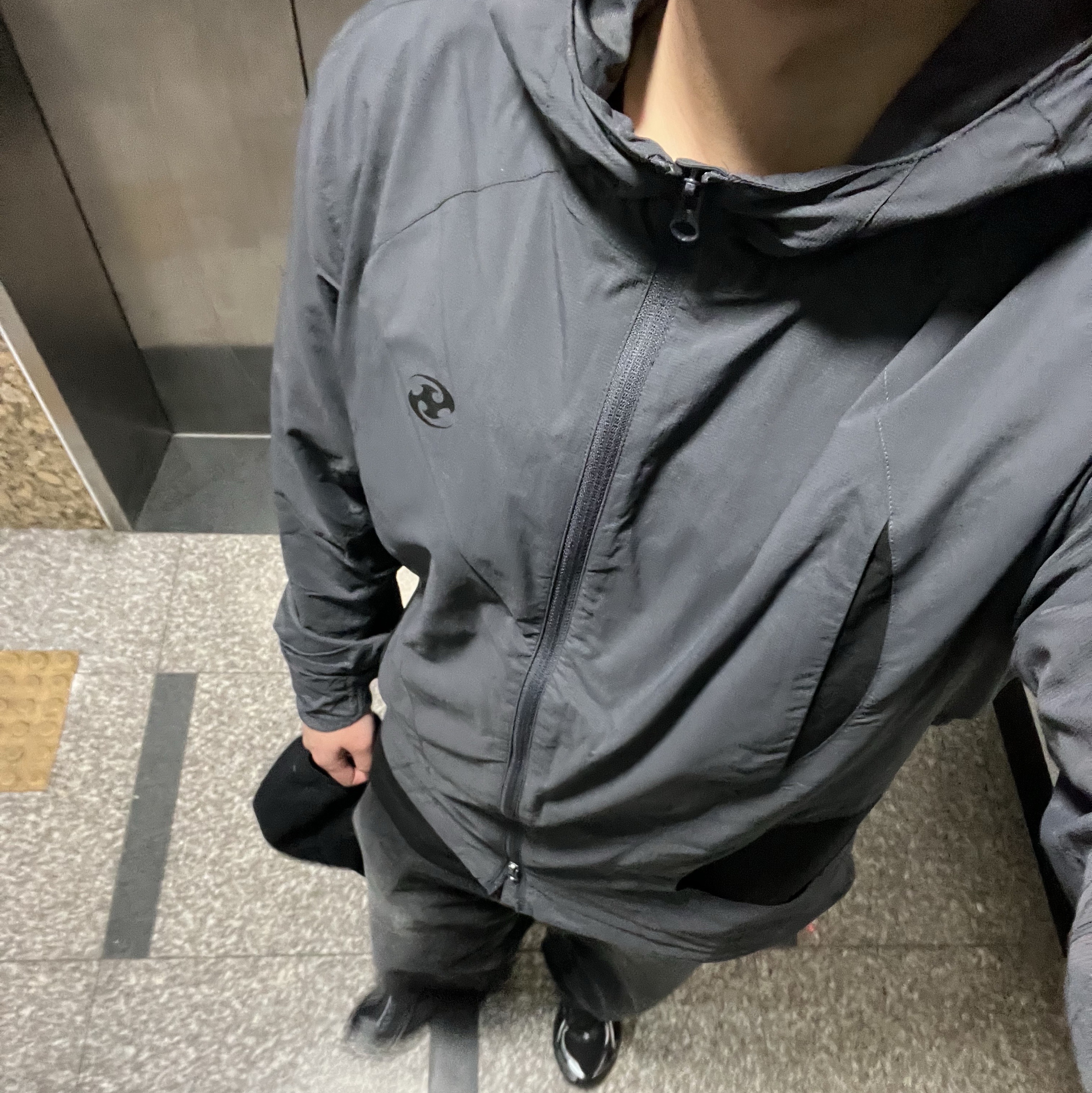 Sansan Gear Eclipse Pocket Jacket Blue Charcoal - 23FW, Sansan Gear Ballcap Black - 23SS 착용 스타일