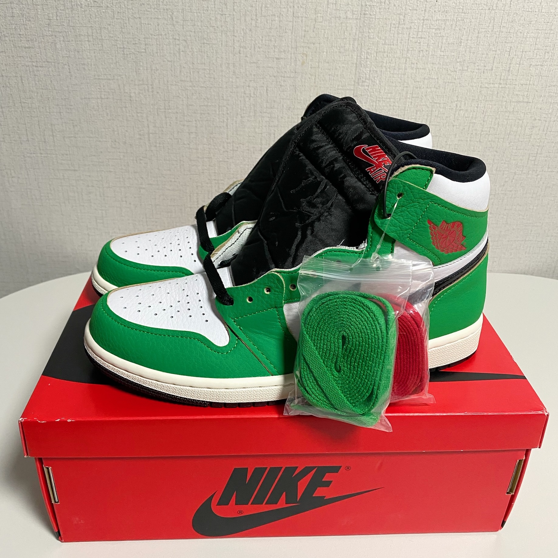 (W) Jordan 1 Retro High OG Lucky Green 착용 스타일