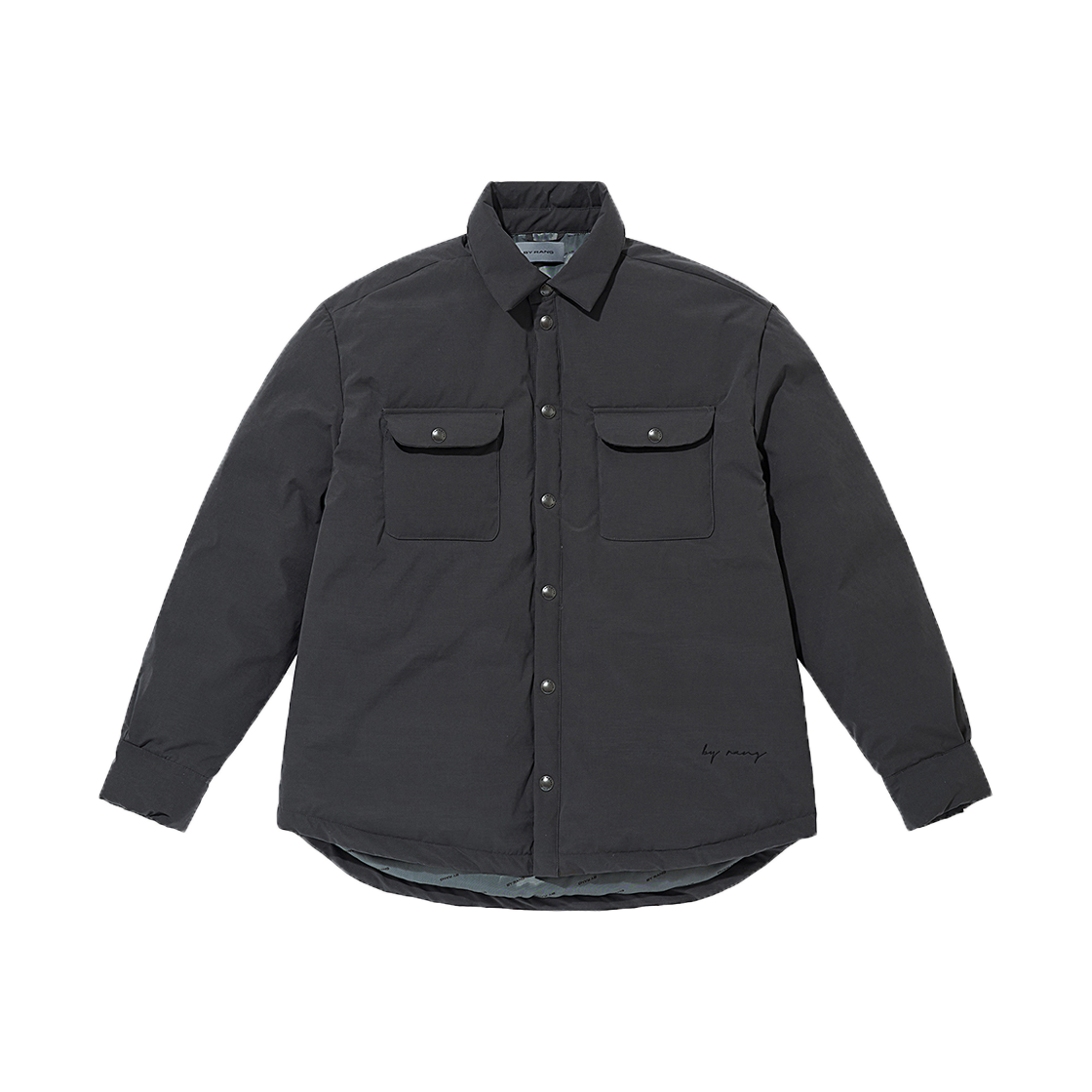 바이랑 테프론 다운 셔츠 자켓 다크그레이(BY RANG Teflon Down Shirt Jacket Dark Grey)