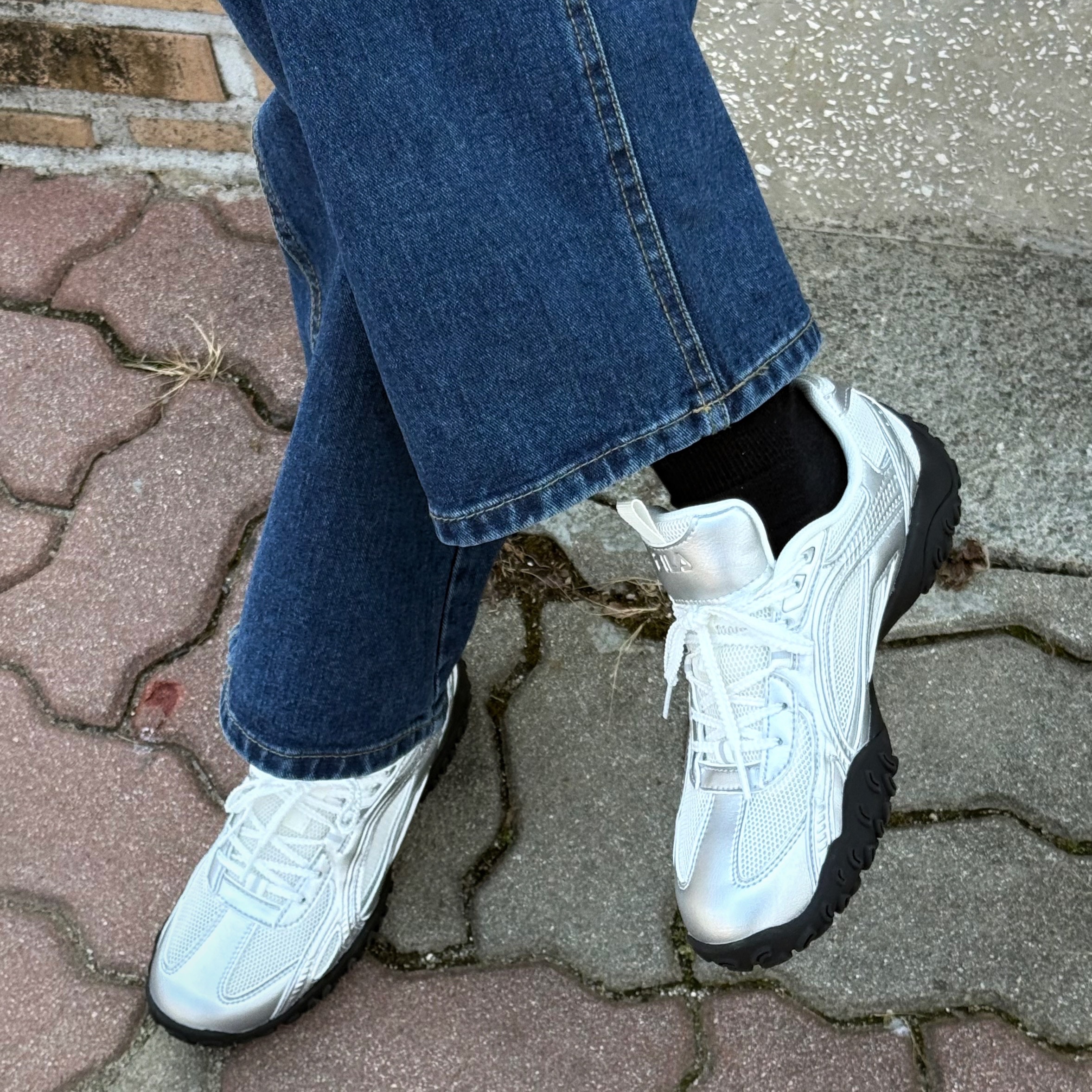 [6% 적립] FILA Echappe Ms Silvermoon 착용 스타일 - 8