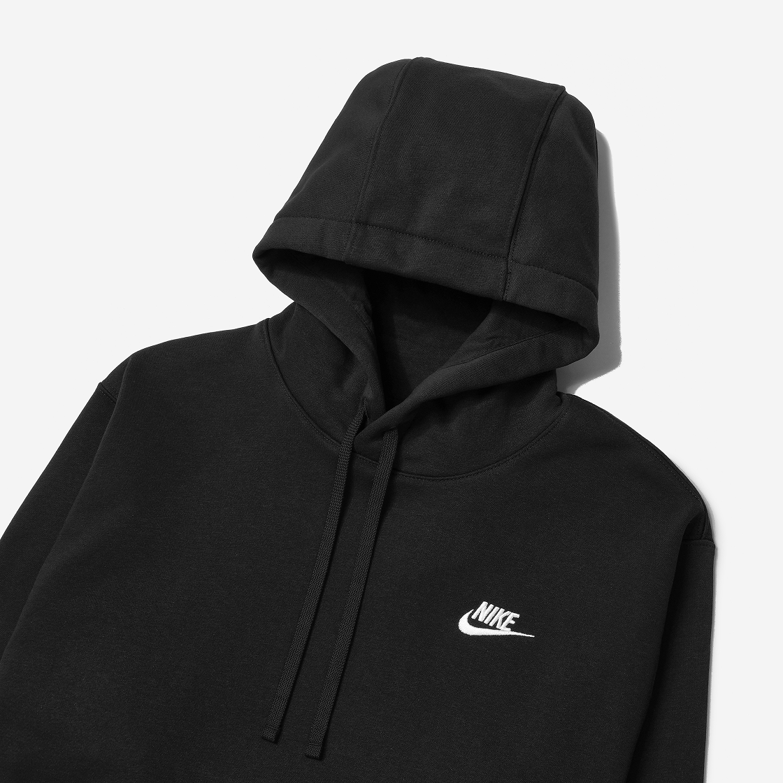 나이키 NSW 클럽 플리스 풀오버 후드 블랙 - US/EU(Nike NSW Club Fleece Pullover Hoodie Black - US/EU) - 3