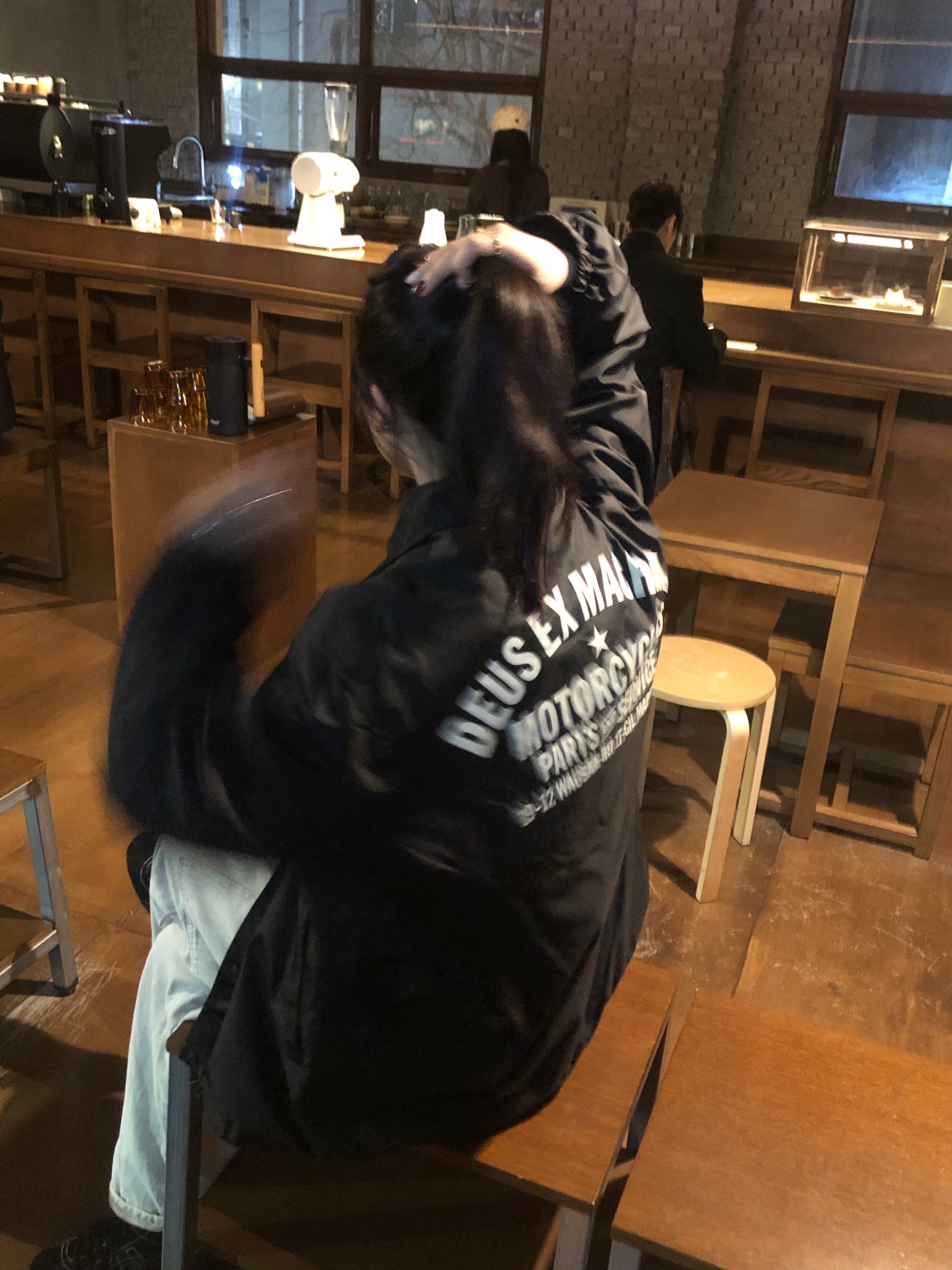 Deus Ex Machina Tokyo Asakusa Address Coach Jacket Black 착용 스타일