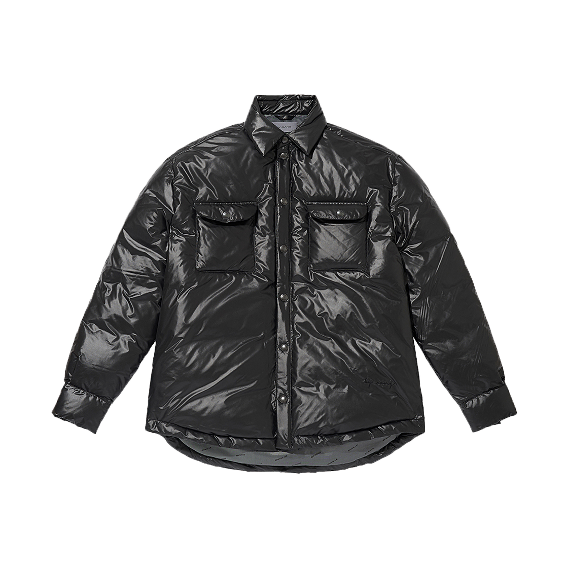 바이랑 다운 셔츠 자켓 블랙(BY RANG Down Shirt Jacket Black)