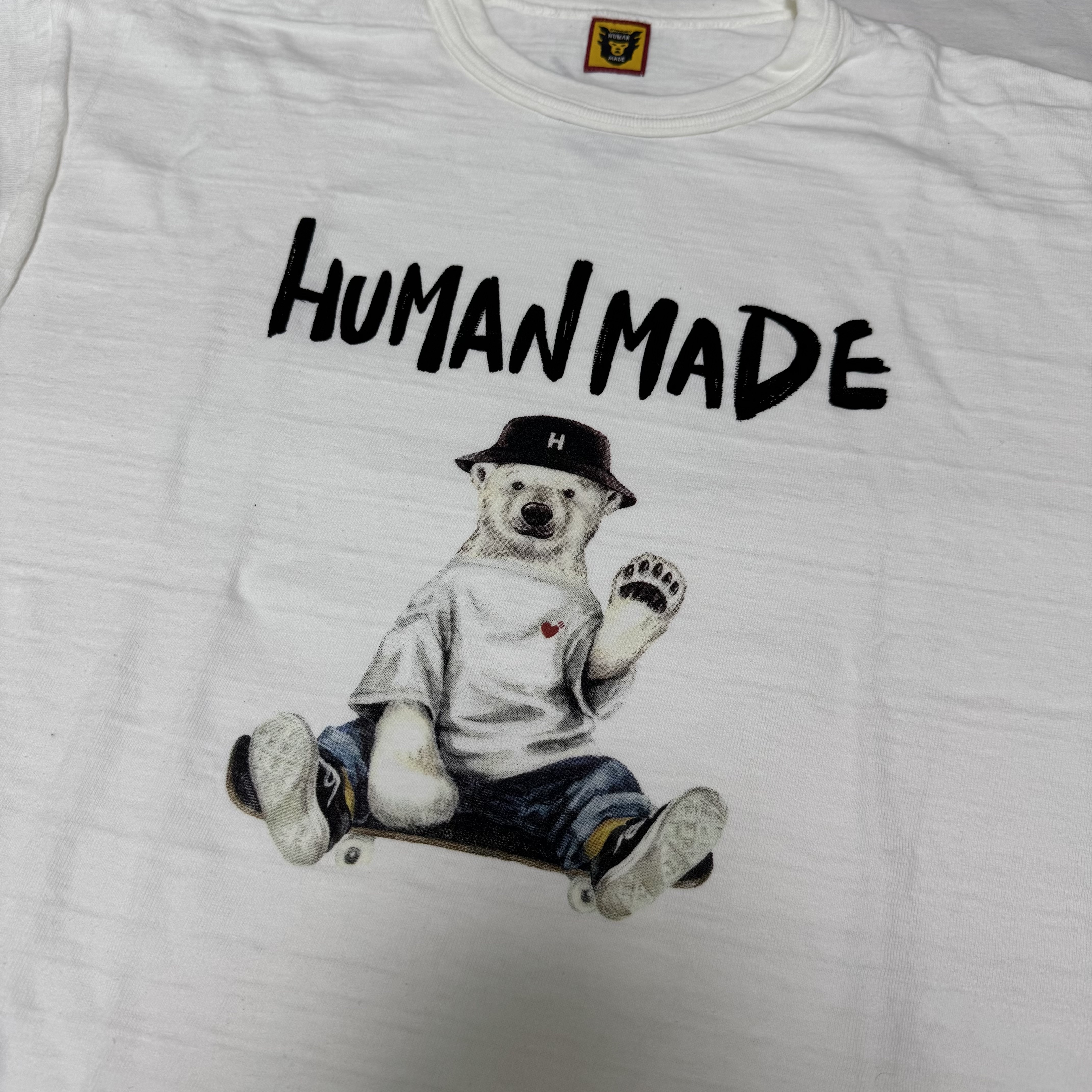 Human Made Graphic T-Shirt #16 White 착용 스타일