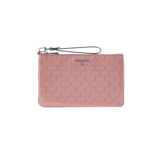Michael Kors Logo Clutch Pink