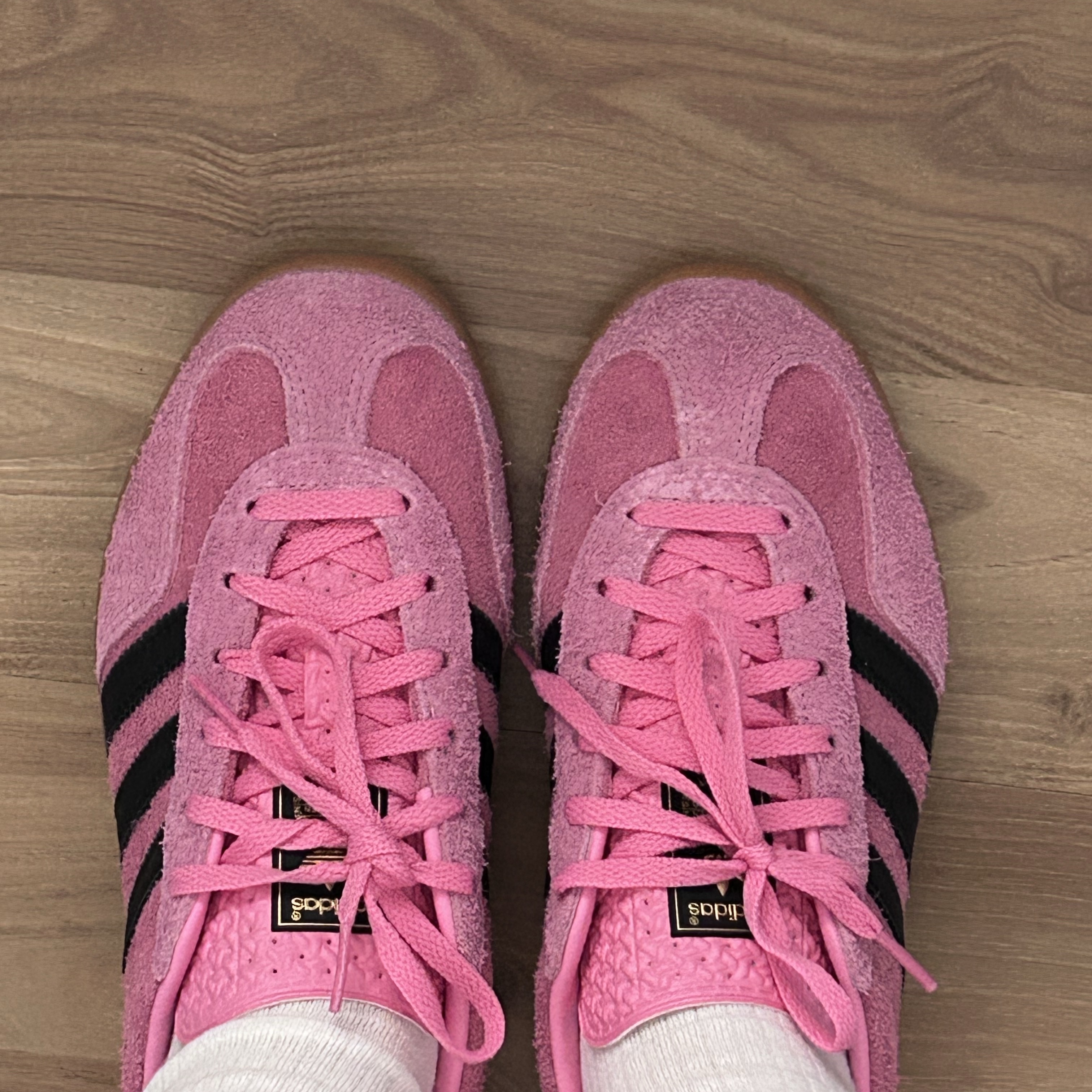 (W) Adidas Gazelle Indoor Bliss Pink 착용 스타일