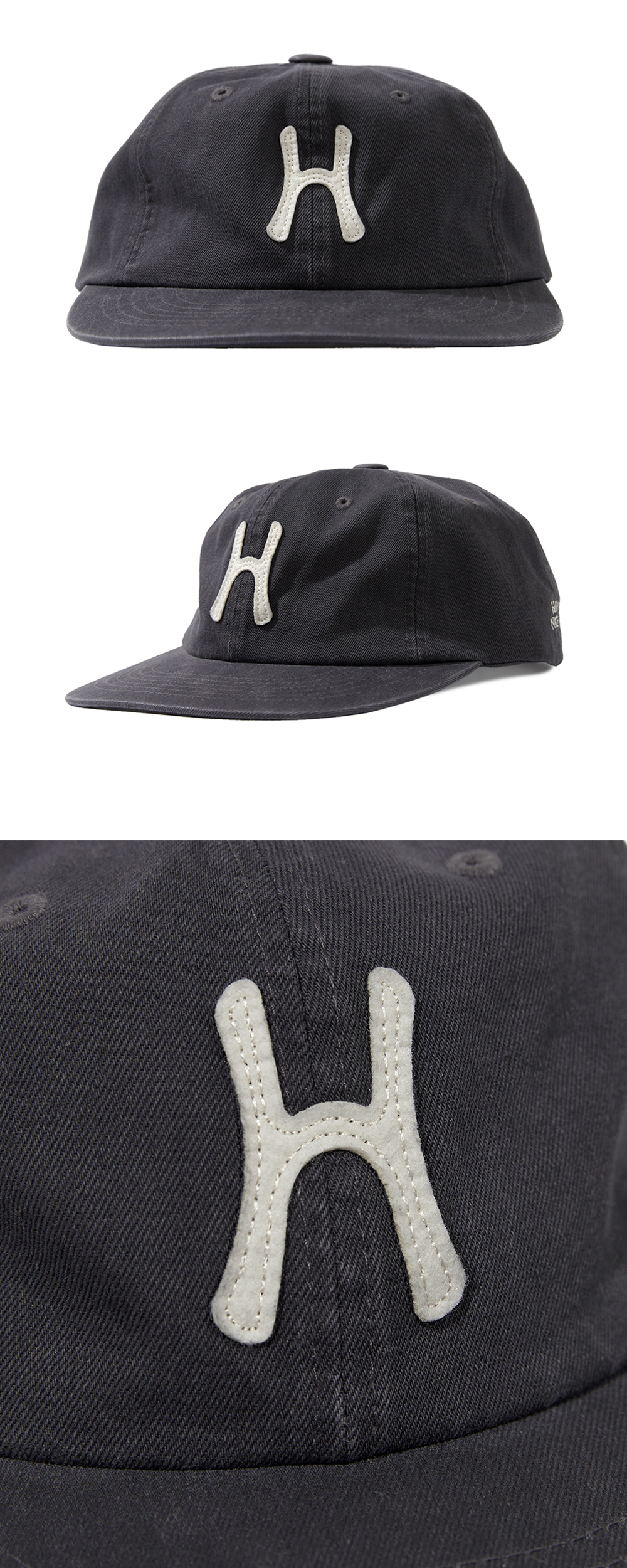【HELLO SUNRISE】H Logo Cotton Relaxed Fit 6Panel Cap★3色★ MUSINSA公式 | HELLO SUNRISE H Logo Cotton Relaxed Fit 6Panel