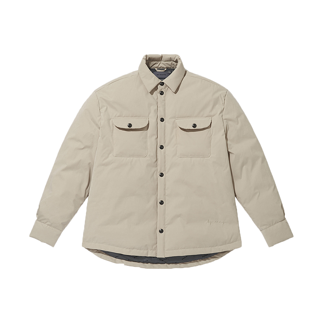 바이랑 테프론 다운 셔츠 자켓 베이지(BY RANG Teflon Down Shirt Jacket Beige)