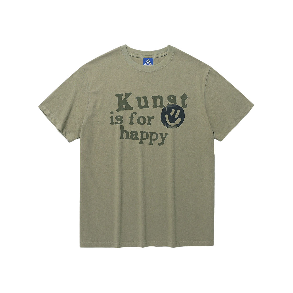 이스트쿤스트 포 해피 베이직 티셔츠 카키(ISTKUNST For Happy Basic Tee Khaki) - 2