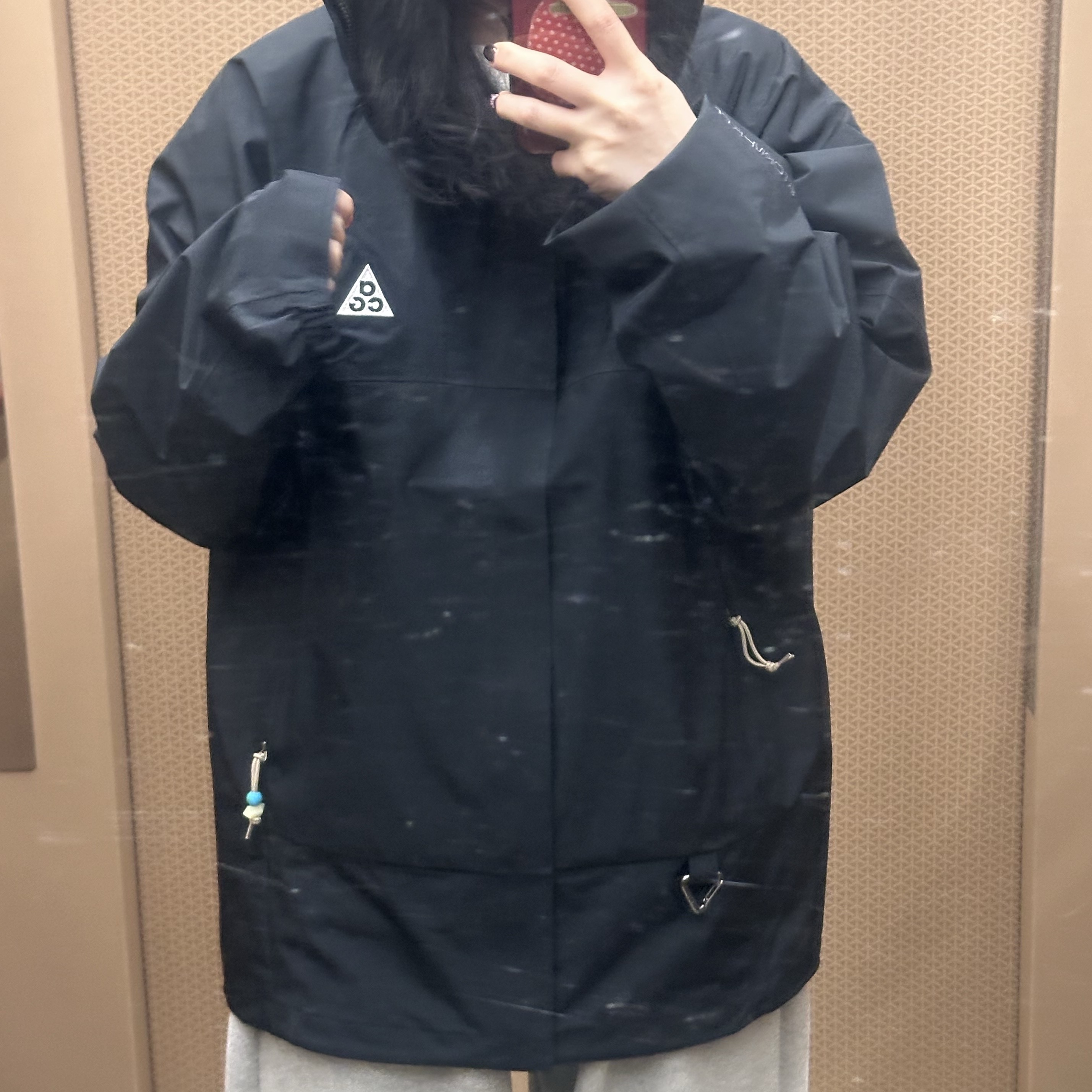 Nike ACG Storm-Fit ADV Cascade Rains Full Zip Jacket Black - Asia 착용 스타일 - 2