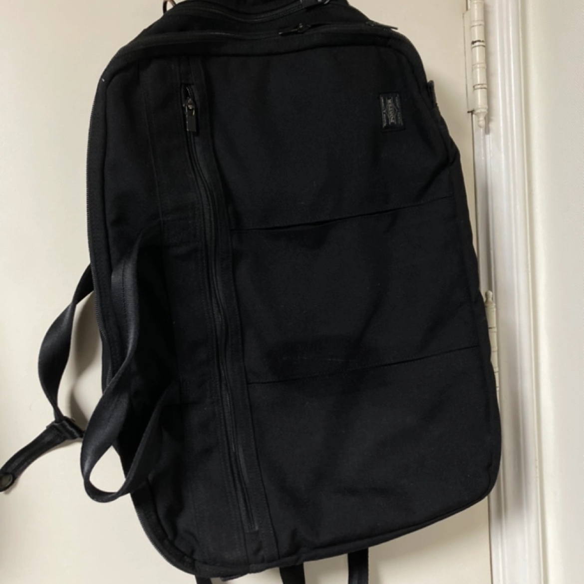Porter Tanker Backpack Black, Porter Tanker Backpack Black 착용 스타일