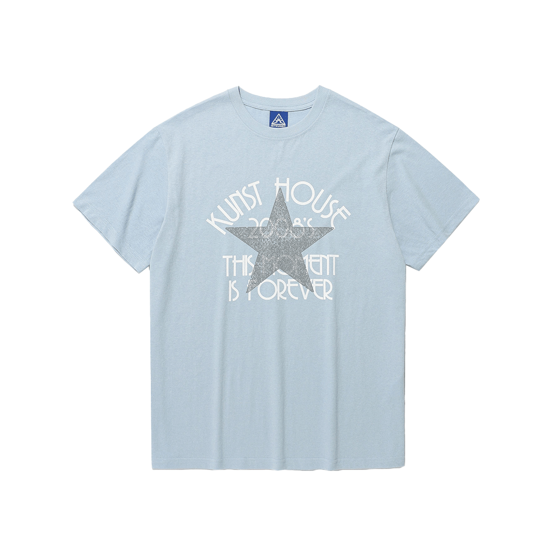 이스트쿤스트 쿤스트 하우스 베이직 티셔츠 라이트블루(ISTKUNST Kunst House Basic Tee Light Blue) - 2