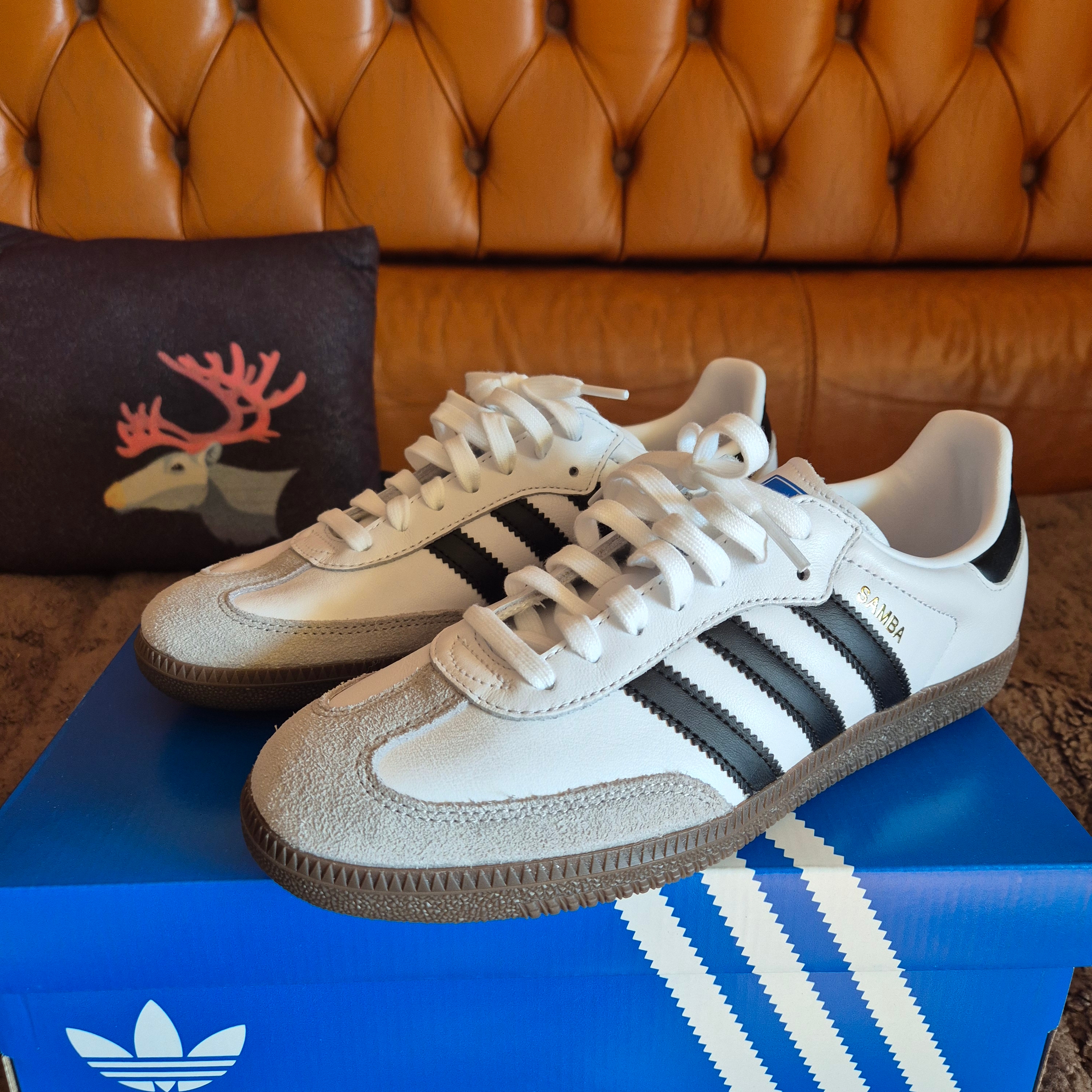 Adidas Samba OG Cloud White 착용 스타일 - 3