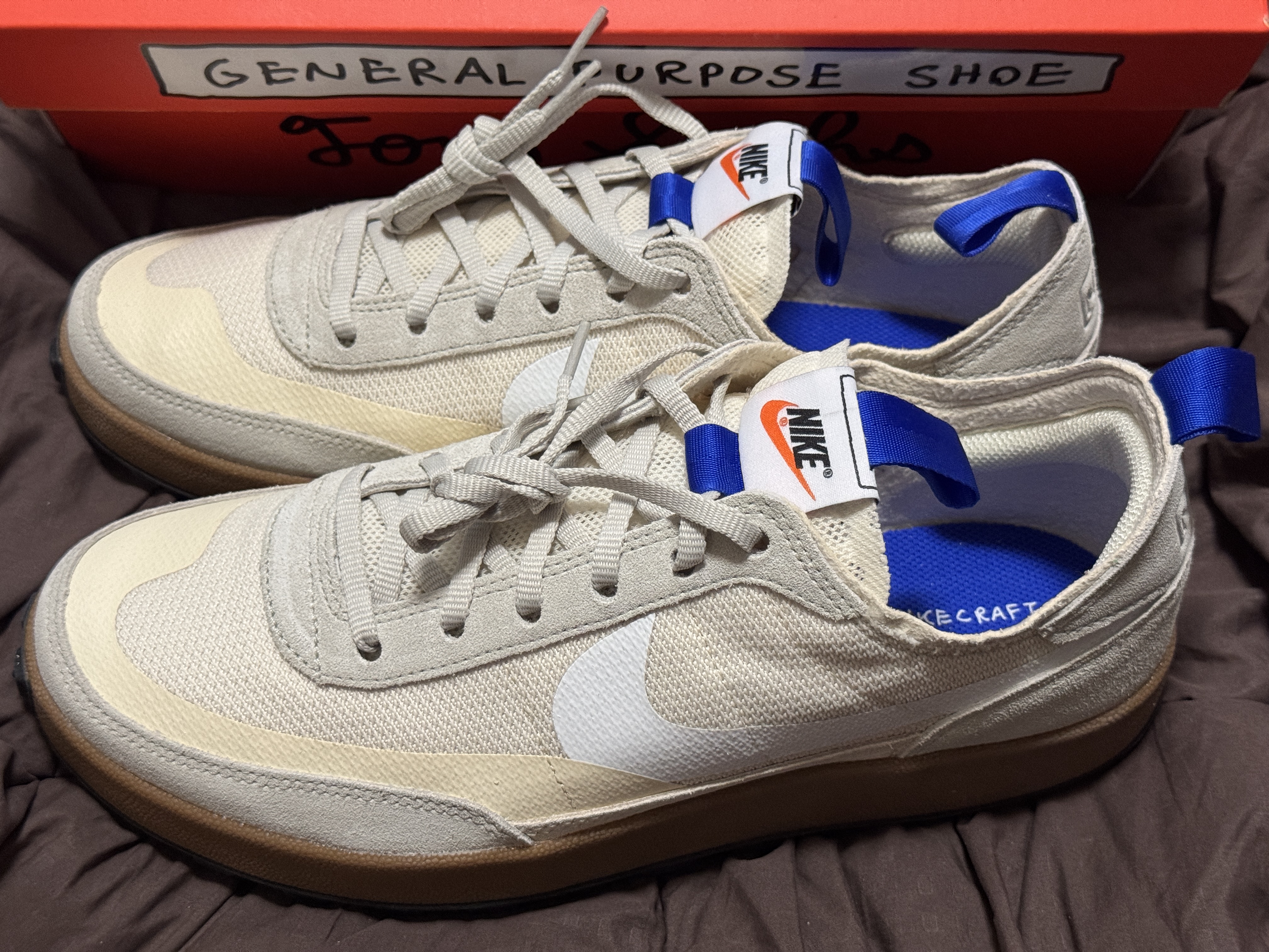 Nike x Tom Sachs General Purpose Shoe Light Cream 착용 스타일