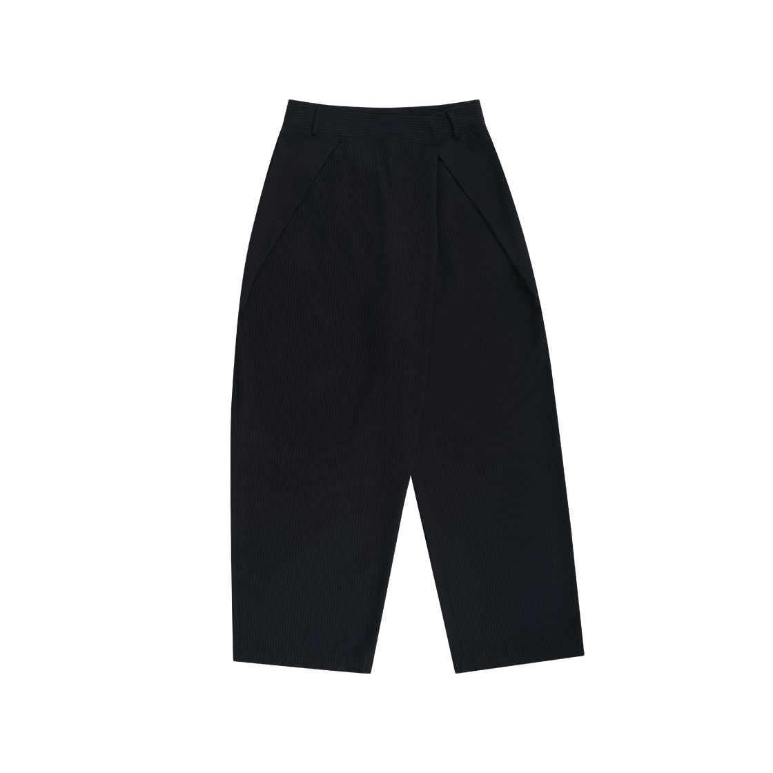 S44378 / S44379 Kashiko Pintuck Asymmetric Trousers Stripe