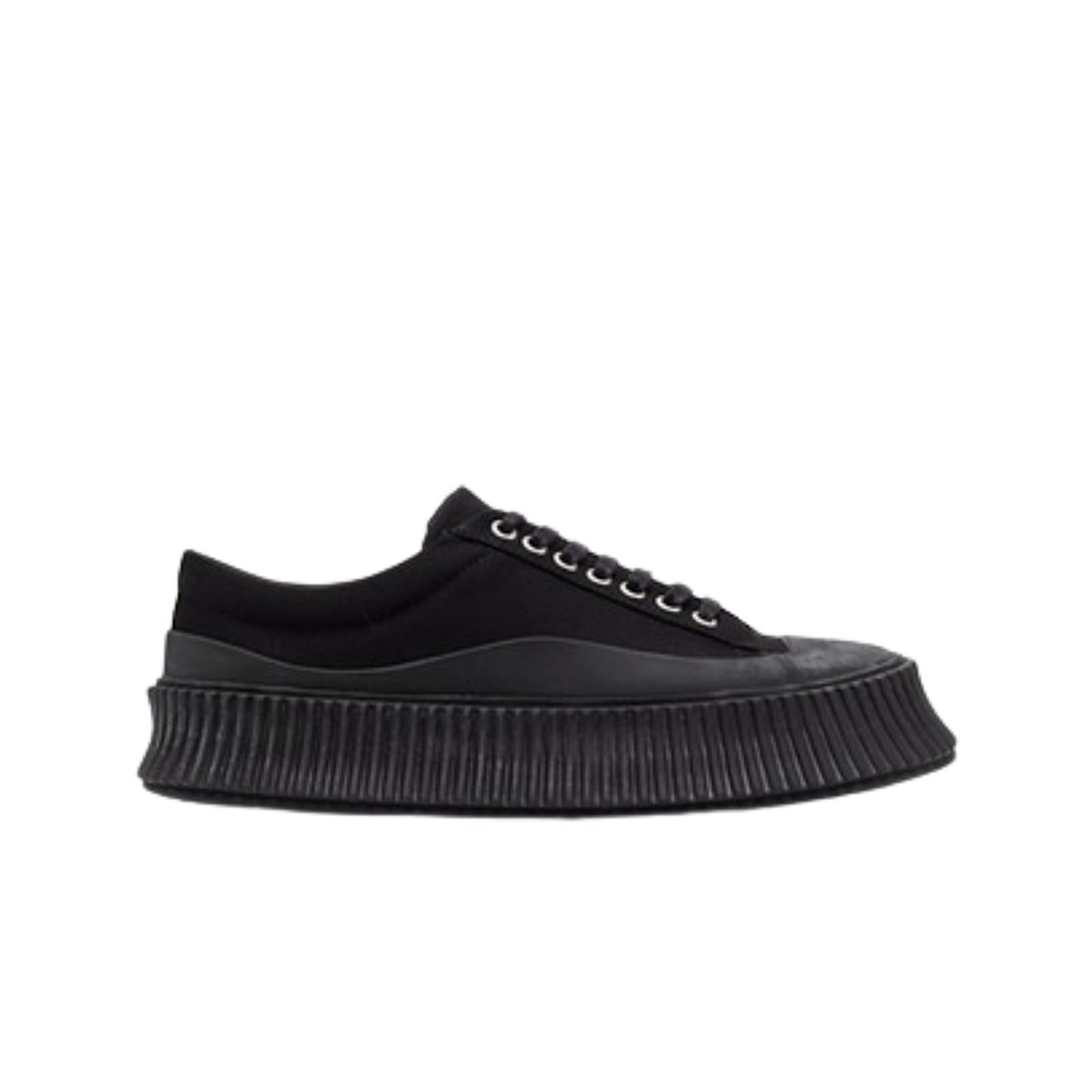 (W) 질 샌더 플랫폼 스니커즈 블랙((W) Jil Sander Platform Sneakers Black)