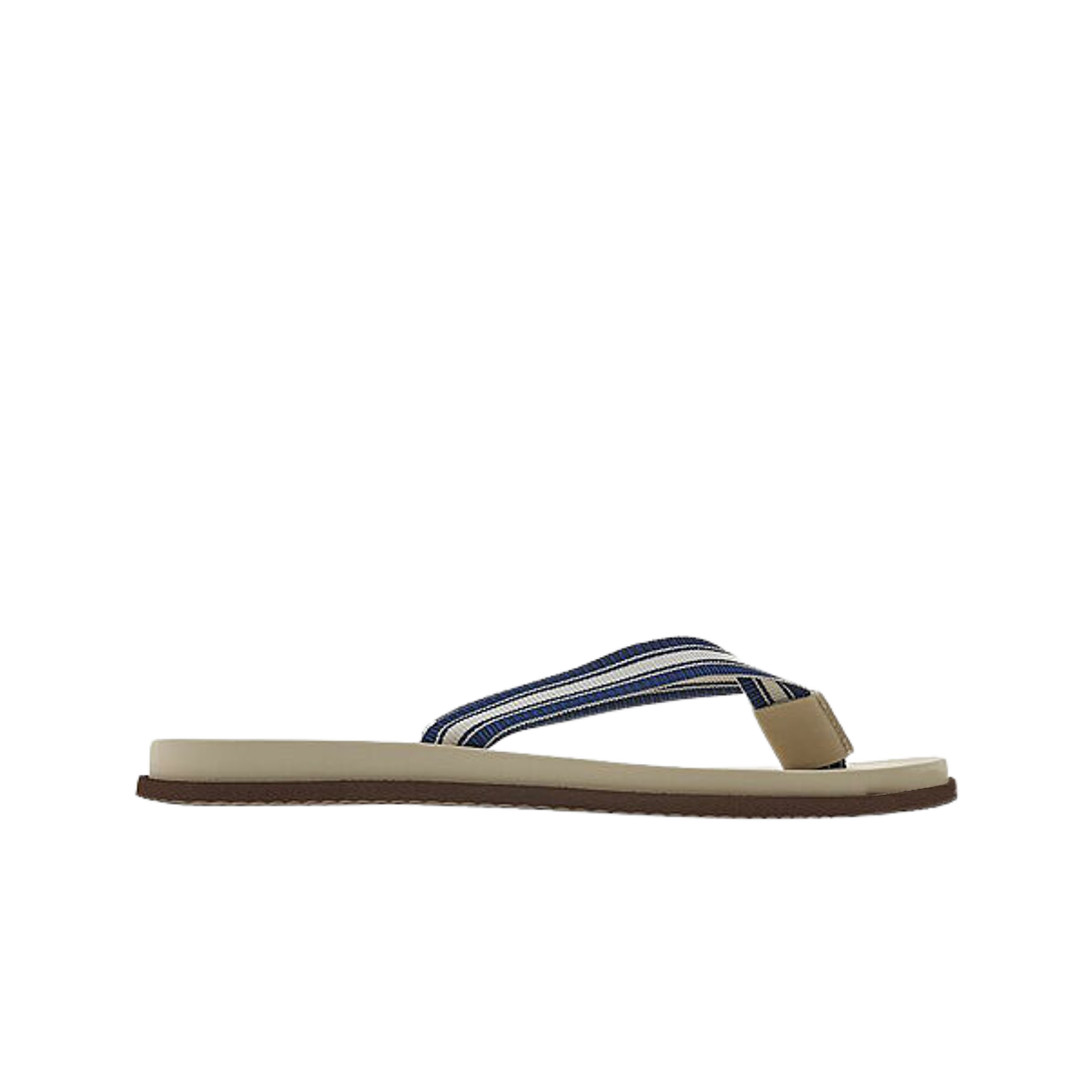 MZUNAVH328-CJR38 Brunello Cucinelli Pool Slide Navy Blue