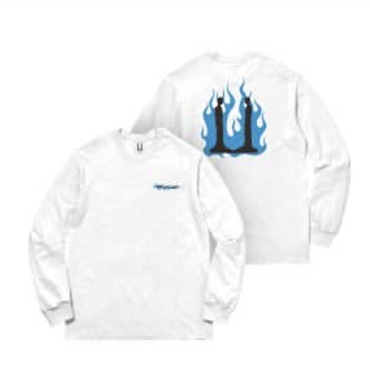 G-DRAGON Ubermensch Long Sleeve T-Shirt White 착용 스타일