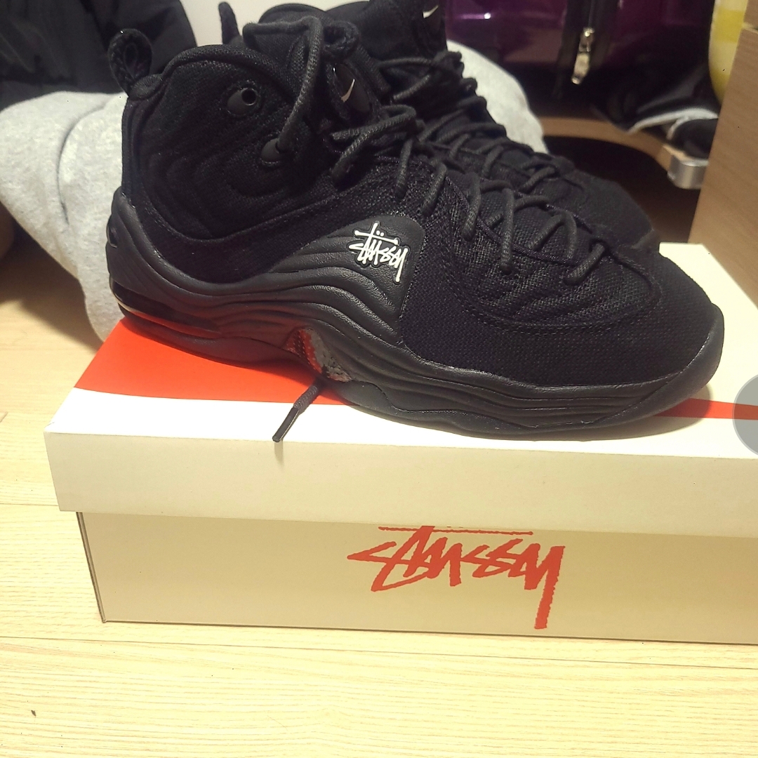 Nike x Stussy Air Penny II Black 착용 스타일