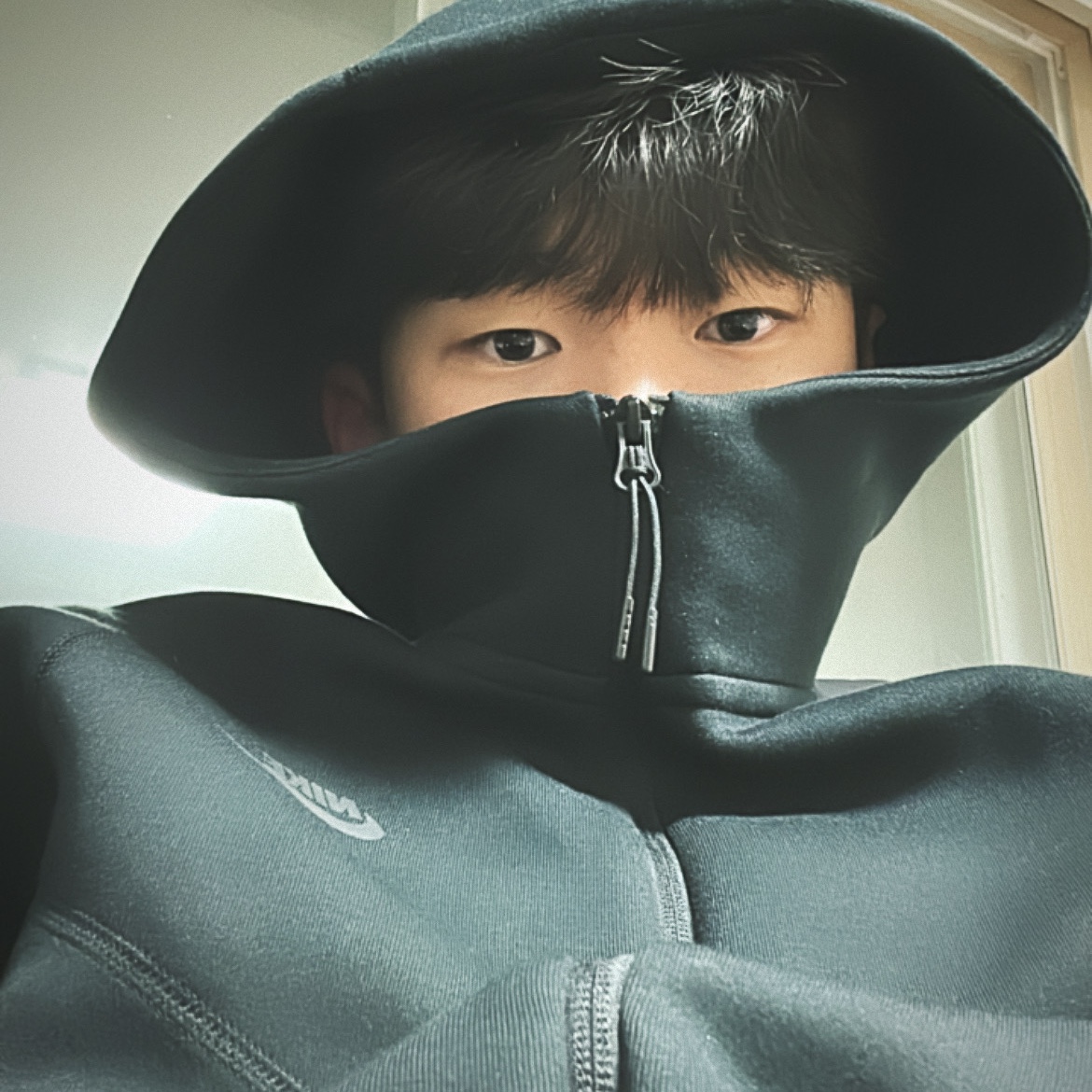 Nike NSW Tech Fleece Windrunner Full Zip Hoodie Black - Asia 착용 스타일