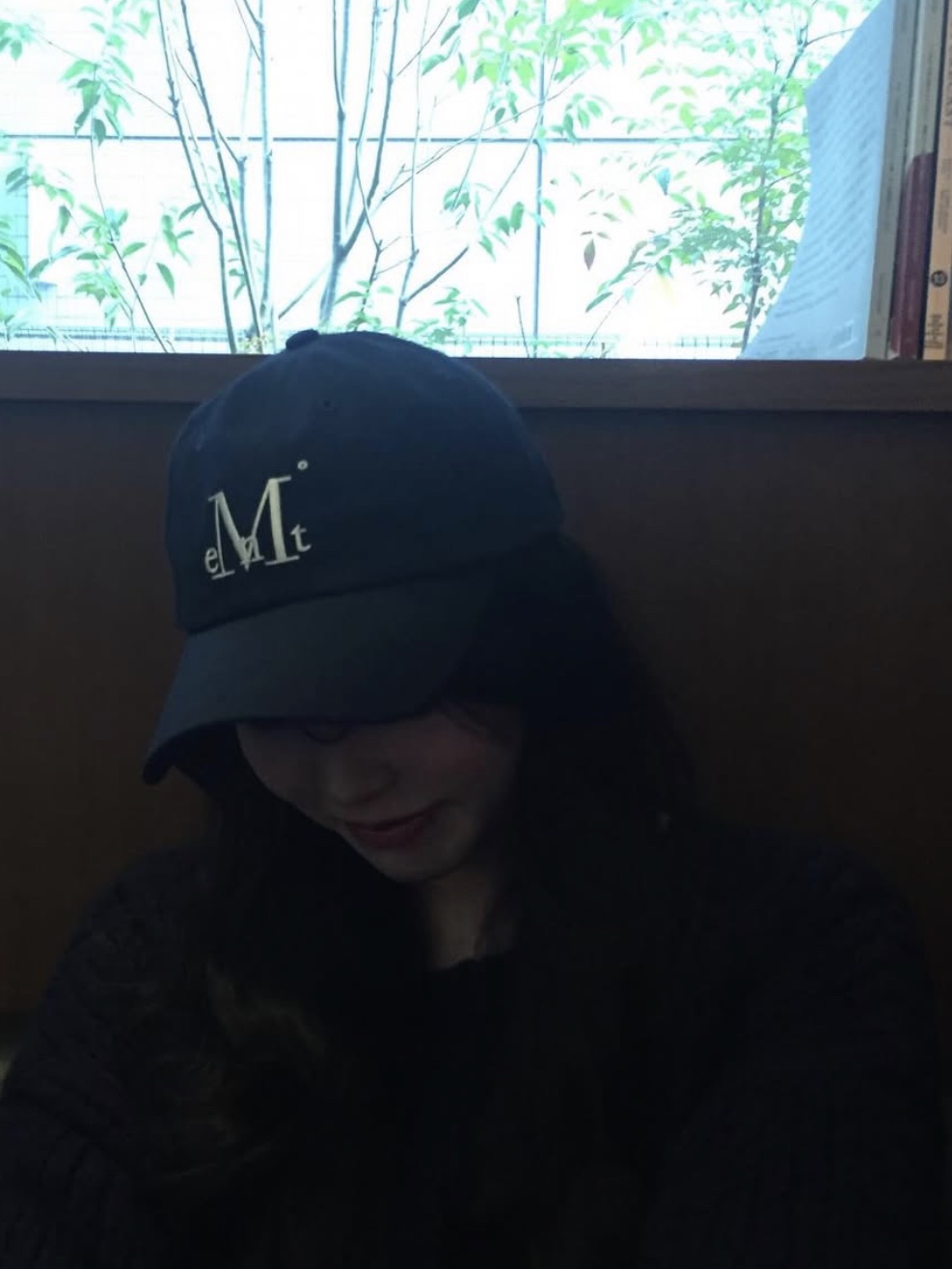 MUCENT Signature Ballcap Navy 착용 스타일 - 2